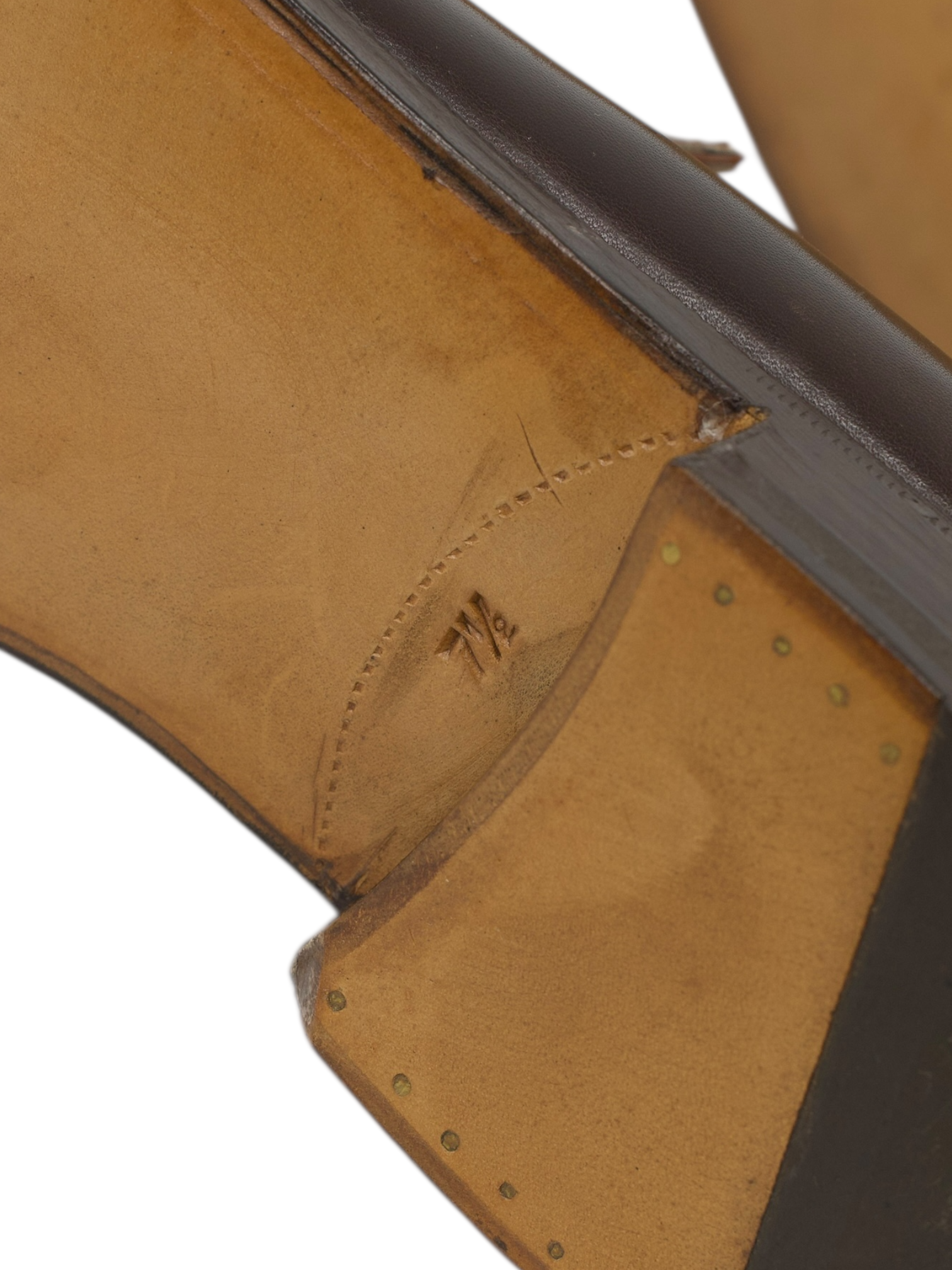 Doriani Dark Brown Leather Penny Loafer