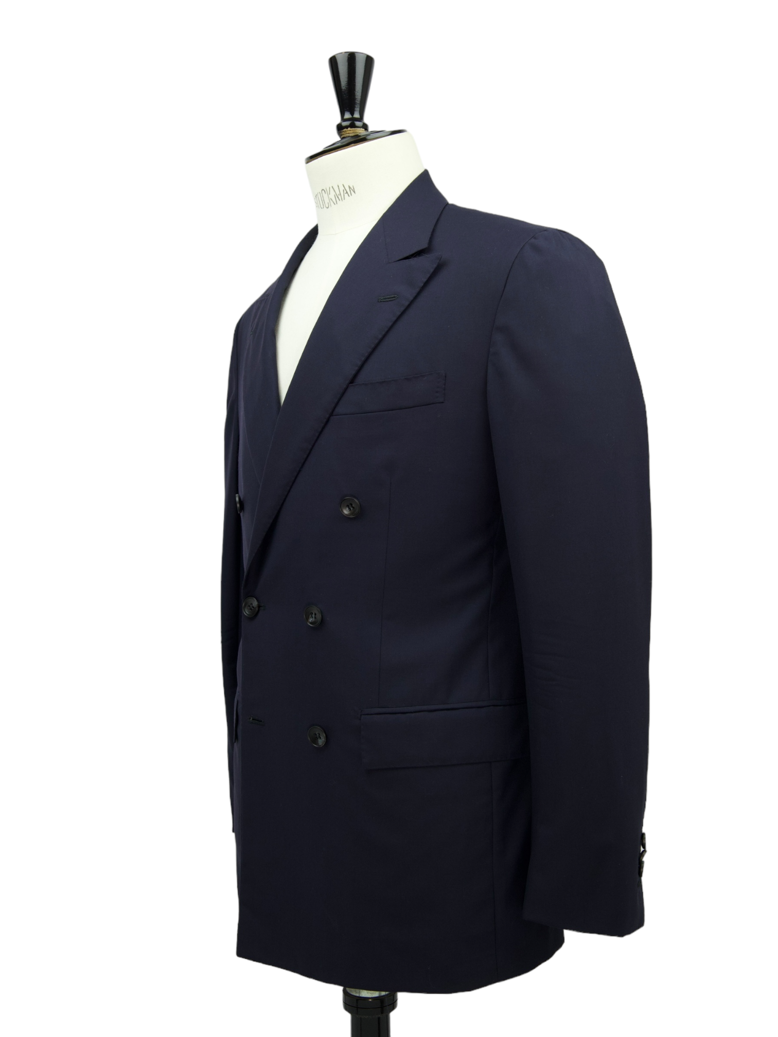 Kiton Navy Double Breasted 14-Micron Jacket