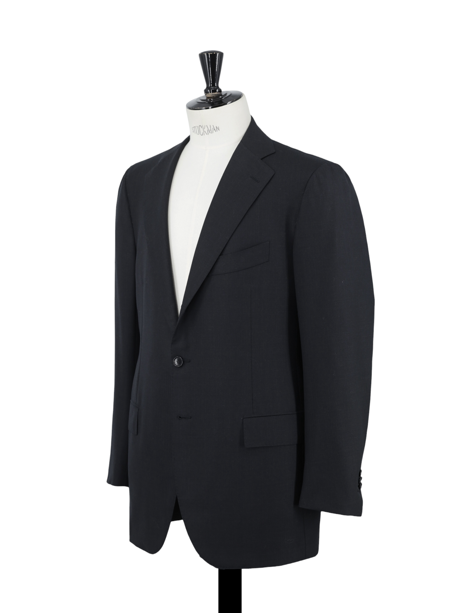 Cesare Attolini Anthracite Super 130's Micro-Herringbone Suit