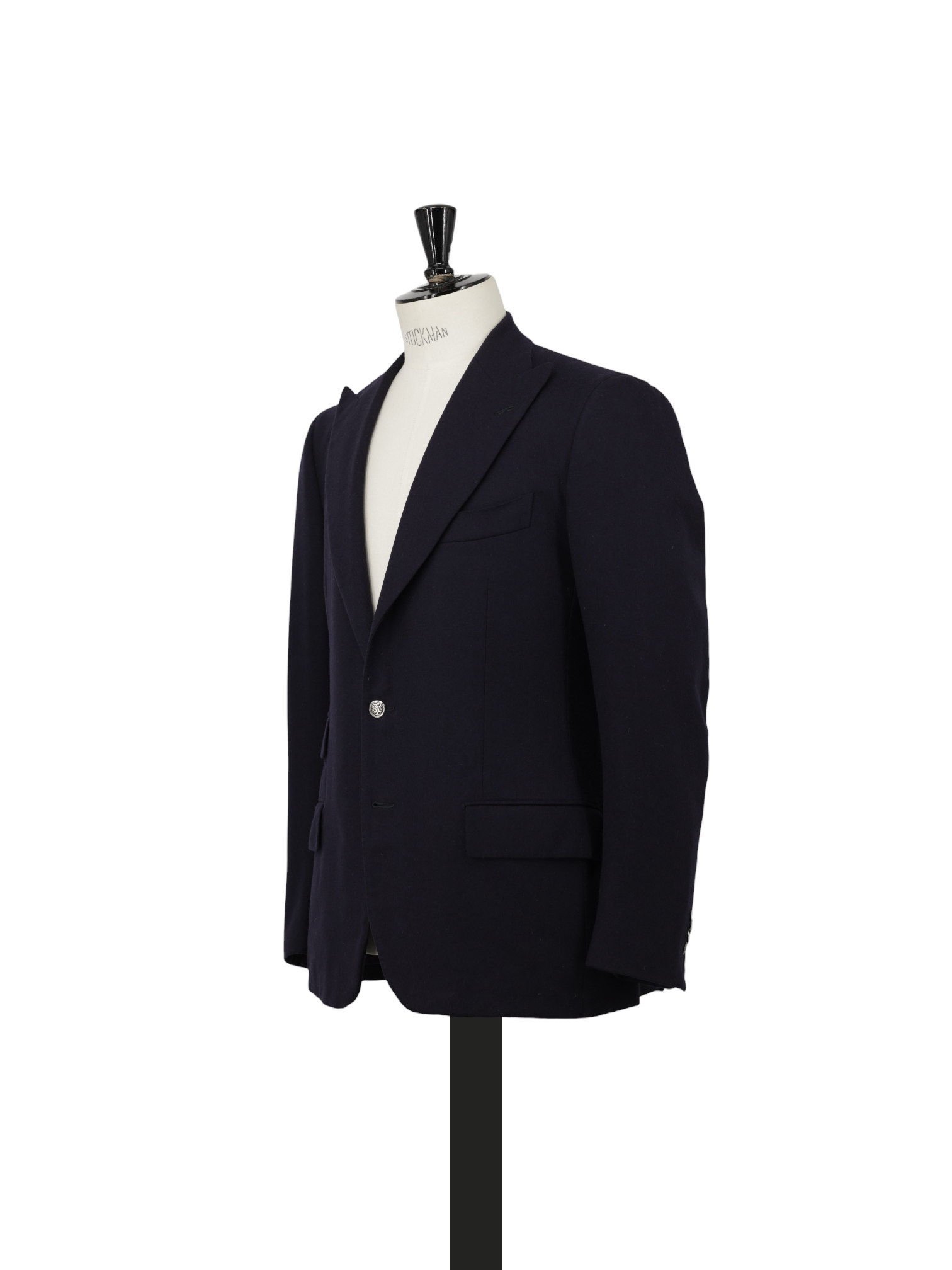 Cesare Attolini Navy Heavyweight Wool & Cashmere Blazer Jacket