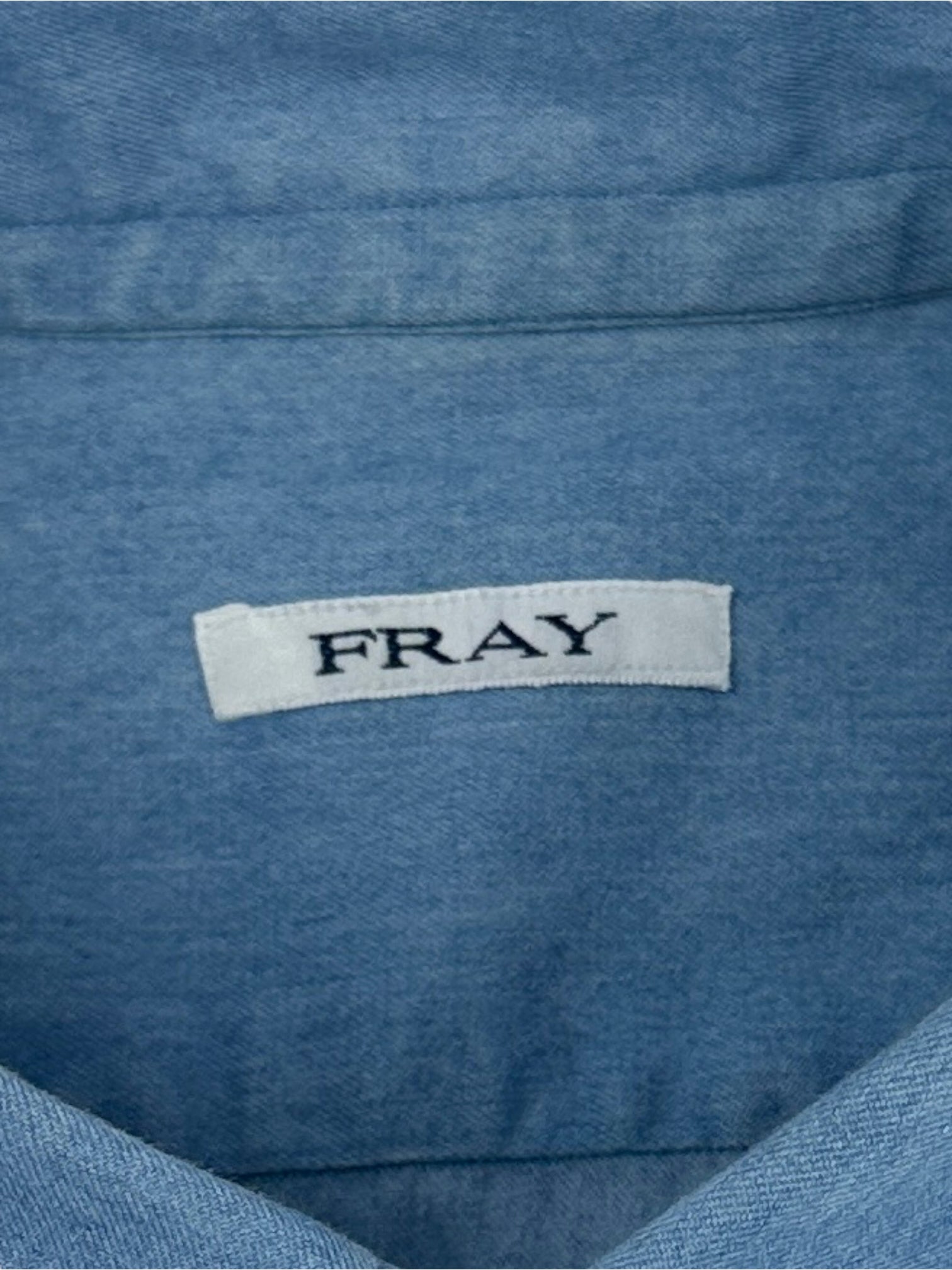 Fray Light Blue Denim Shirt