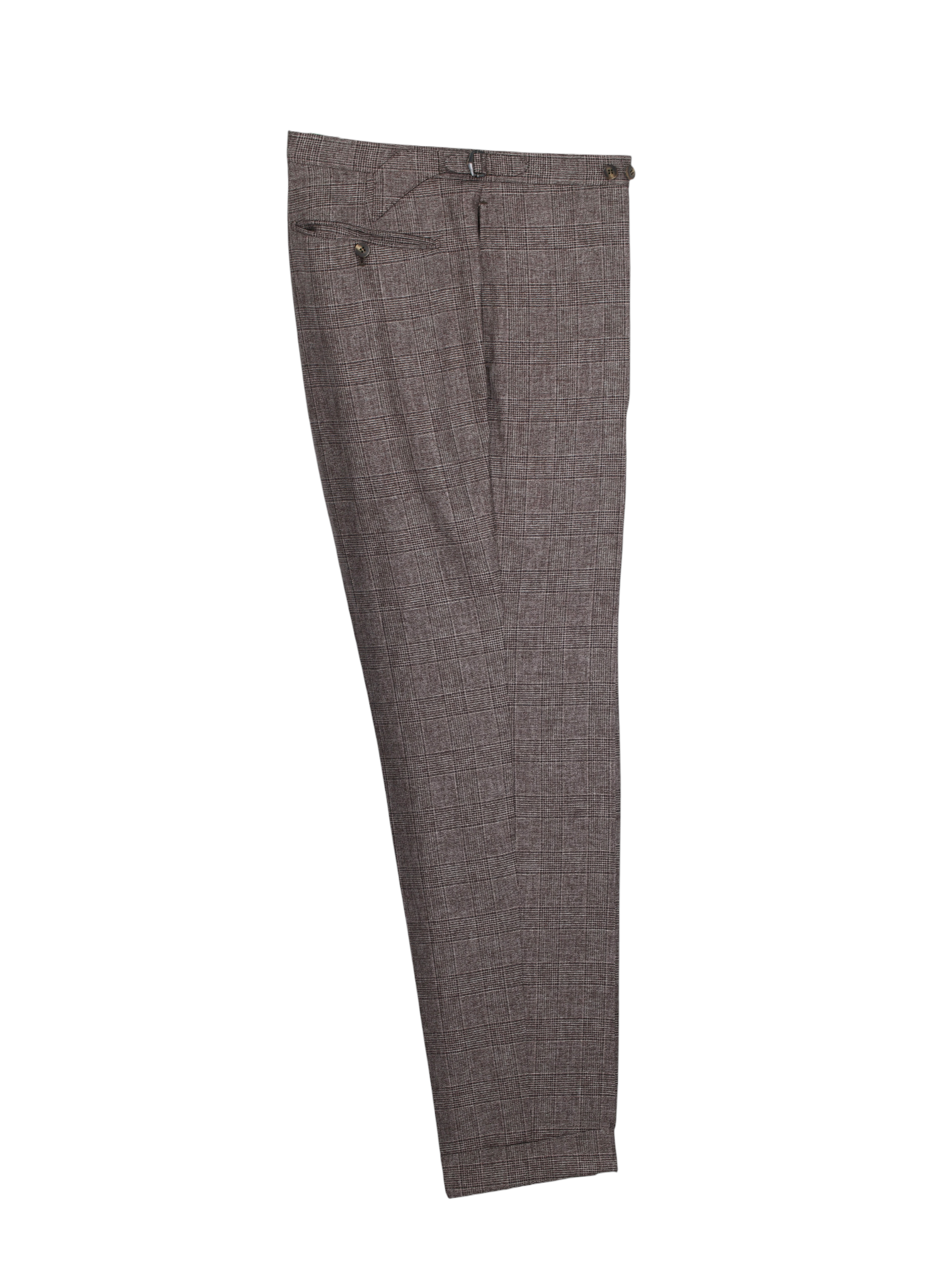 Cesare Attolini Warm Taupe 3-Piece Wool & Silk Glenplaid Suit