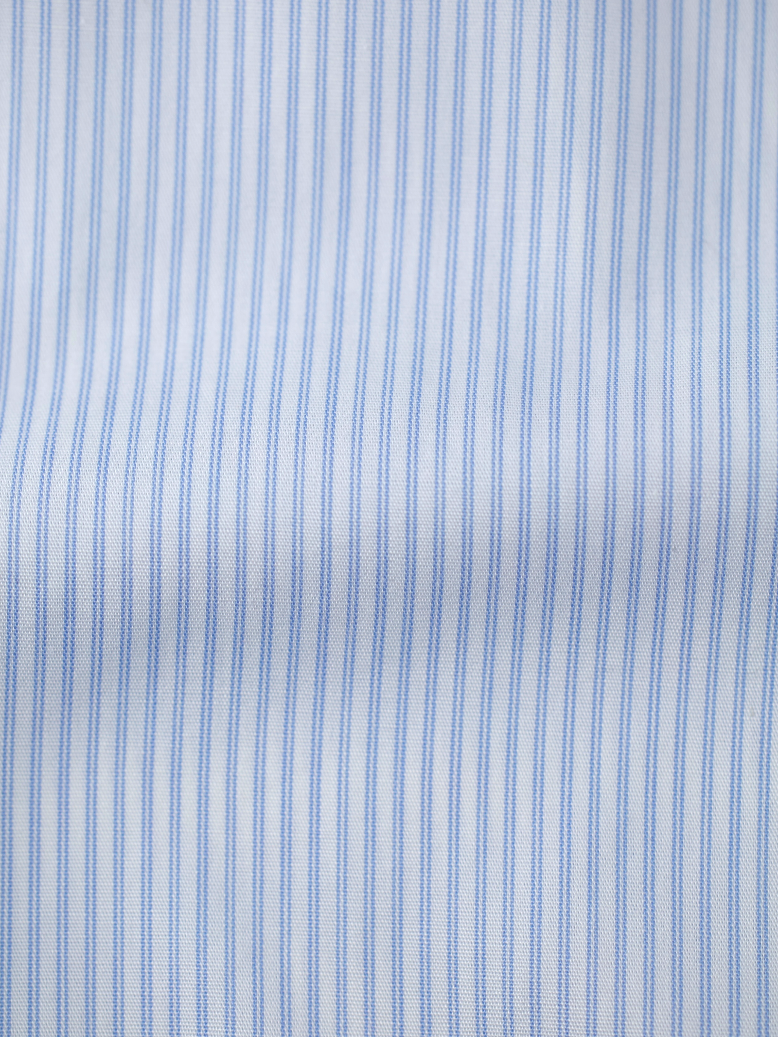 Brunello Cucinelli Light Blue Slim-Fit Pinstripe Button-Down Shirt
