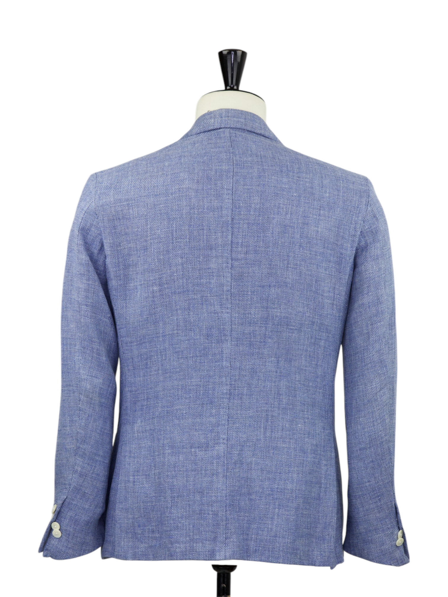 Corneliani ID Slate Blue Linen & Wool Hopsack Jacket