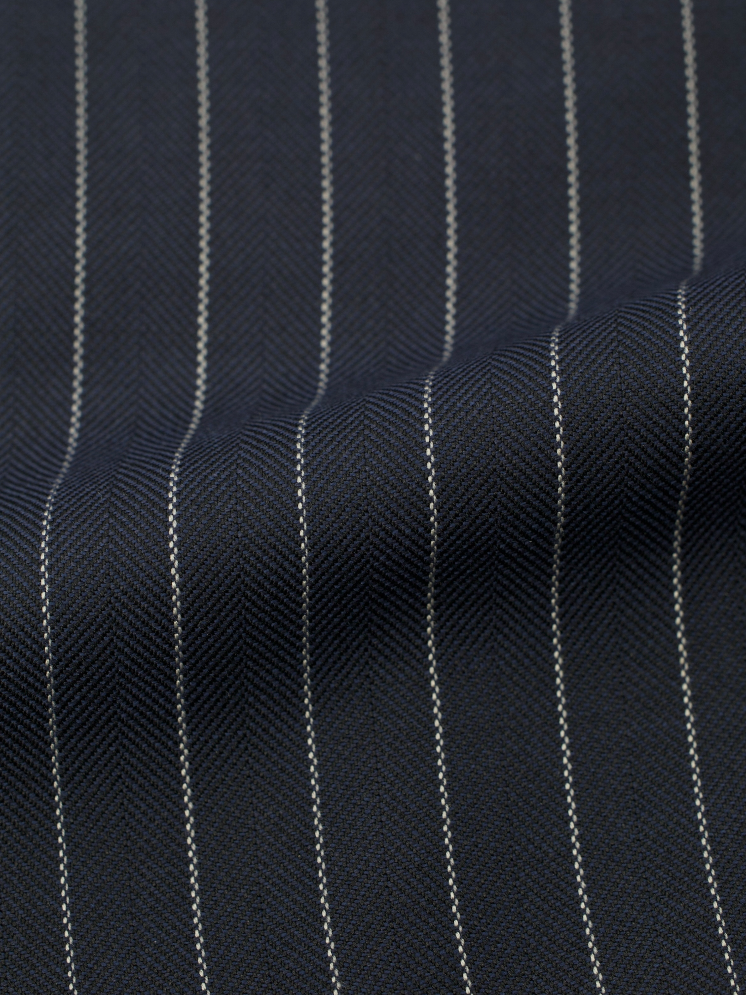 Tom Ford Navy Silk & Wool Chalkstripe Windsor Suit
