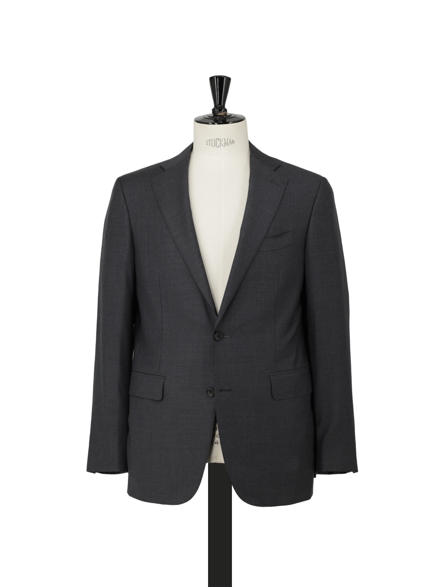 Canali Charcoal Fine-Wool Essential Twill Suit