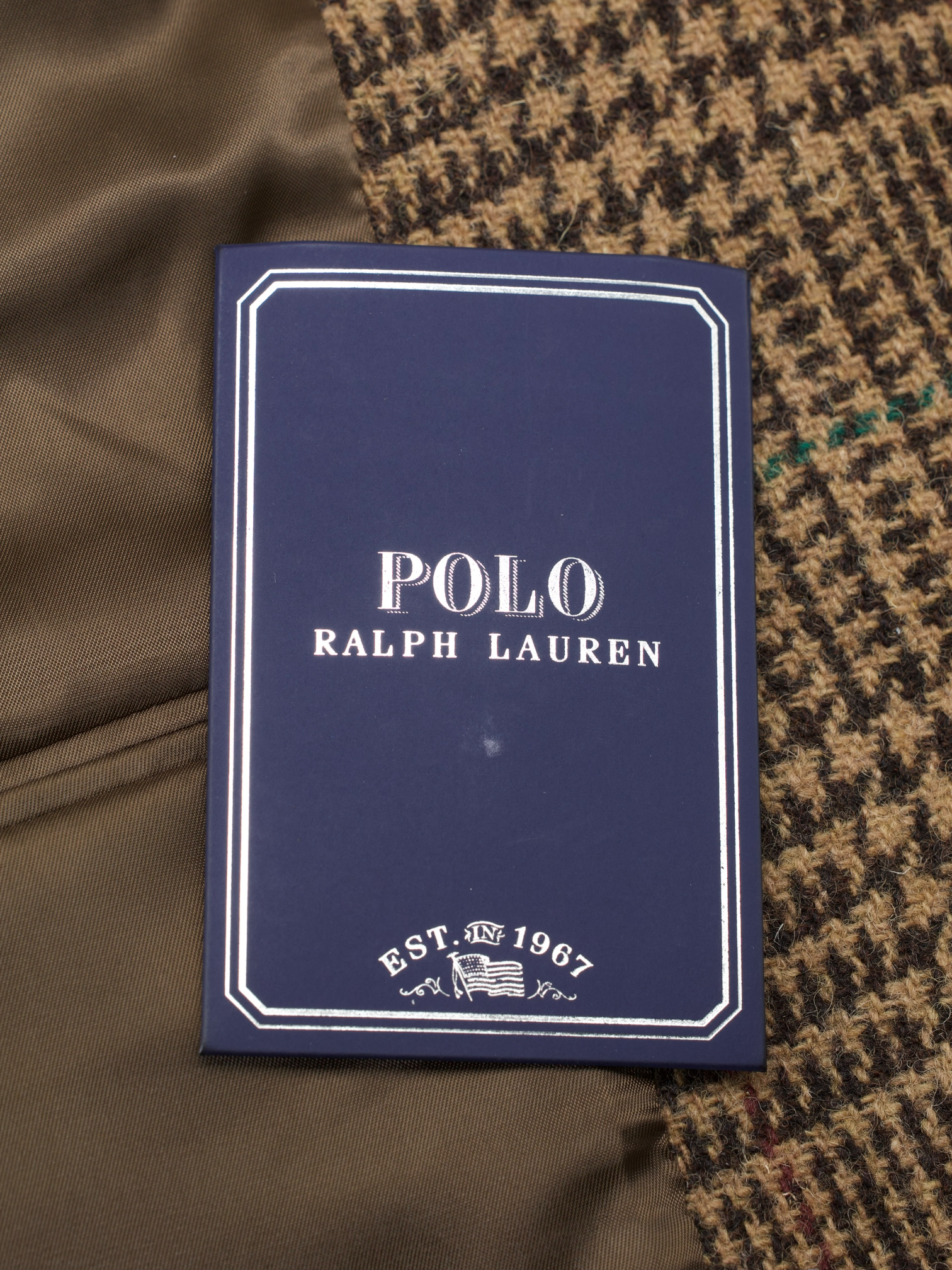 Ralph Lauren Brown Harris-Tweed Glencheck Hunting Suit