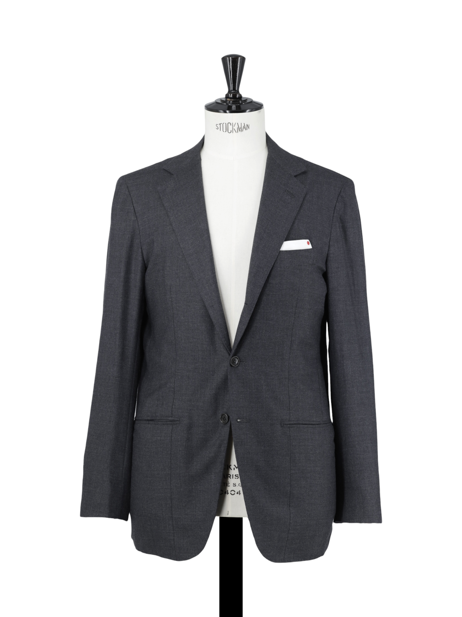 Kiton Grey Cashmere & Wool Unconstructed Jacket