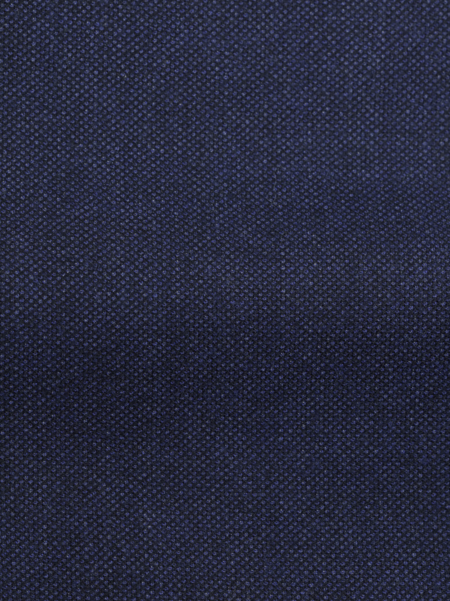 E. Formicola Dark Blue Worsted-Wool Birdseye Suit