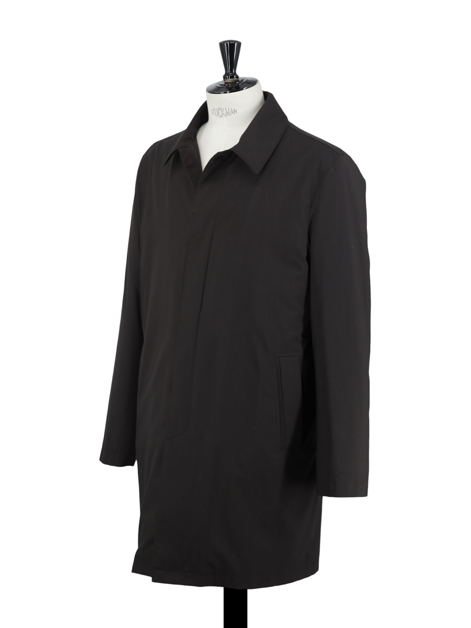 Corneliani Dark Olive-Drab Weather-Proof Padded Car Coat
