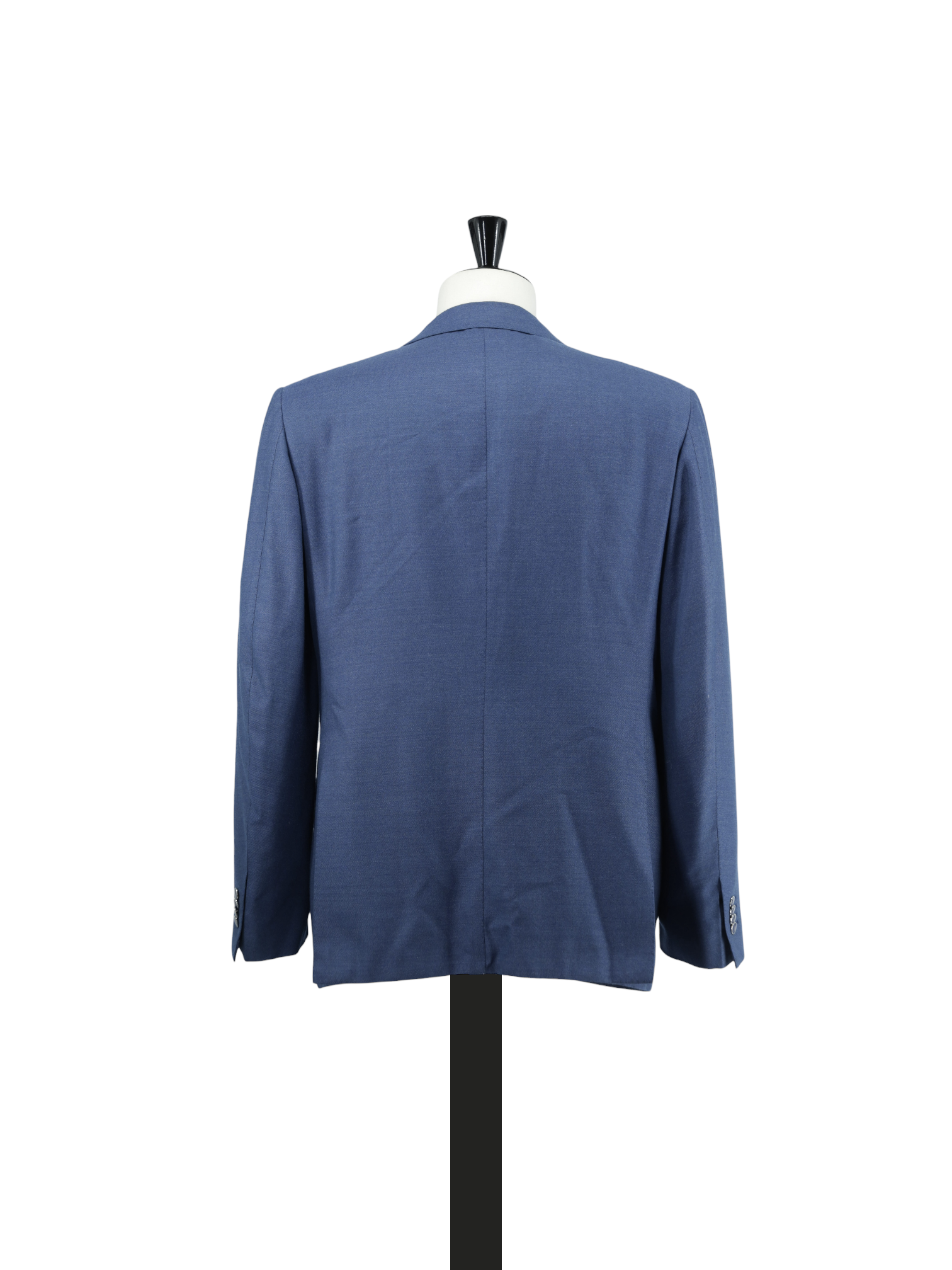 Cesare Attolini Blue Wool, Silk & Vicuña Twill Connaisseur Jacket
