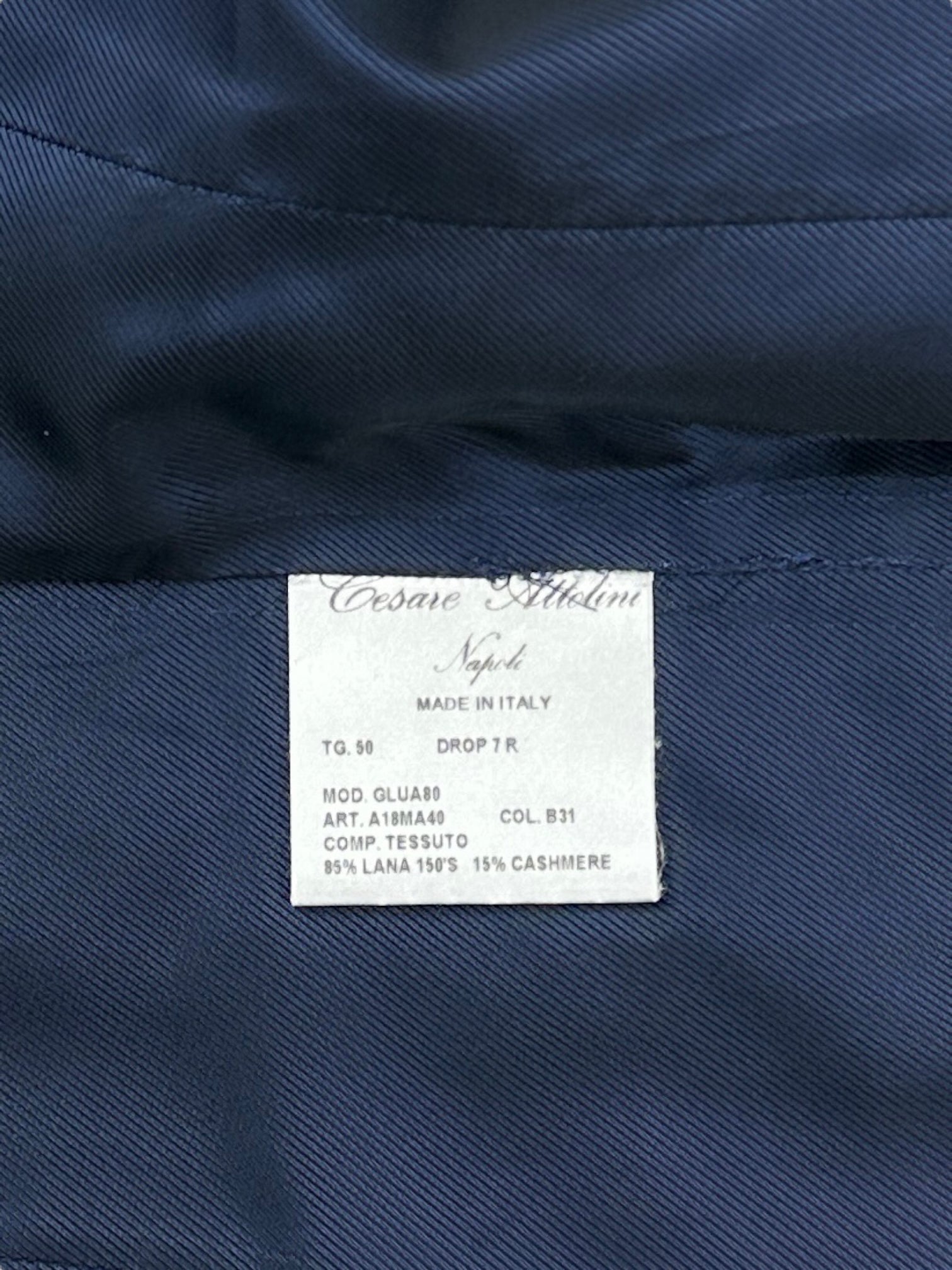 Cesare Attolini Super 150's Wool and Cashmere Waistcoat