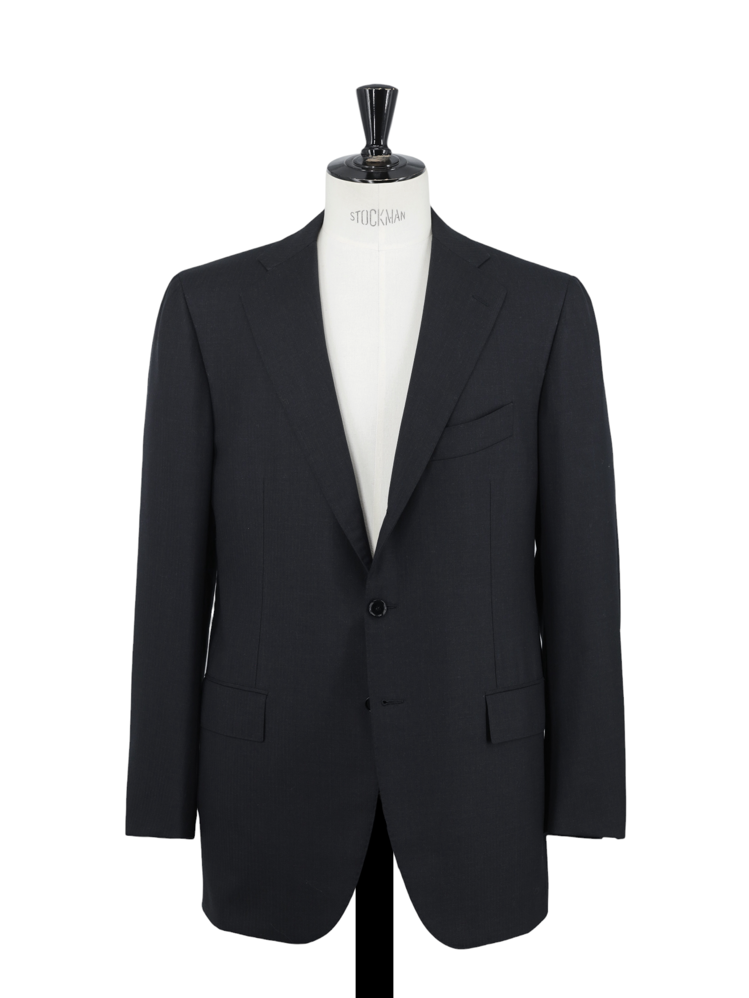 Cesare Attolini Anthracite Super 130's Micro-Herringbone Suit