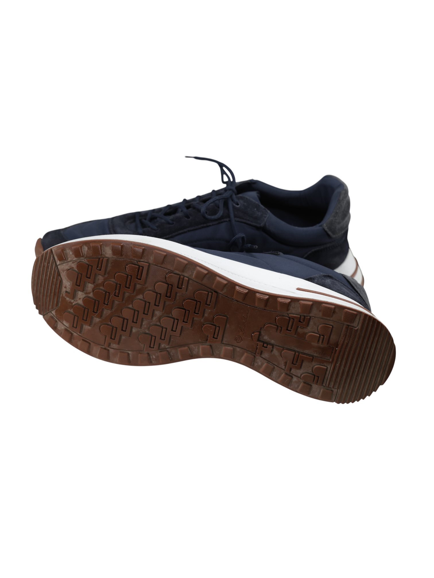 Loro Piana Navy Weekend Walk Evo Sneakers