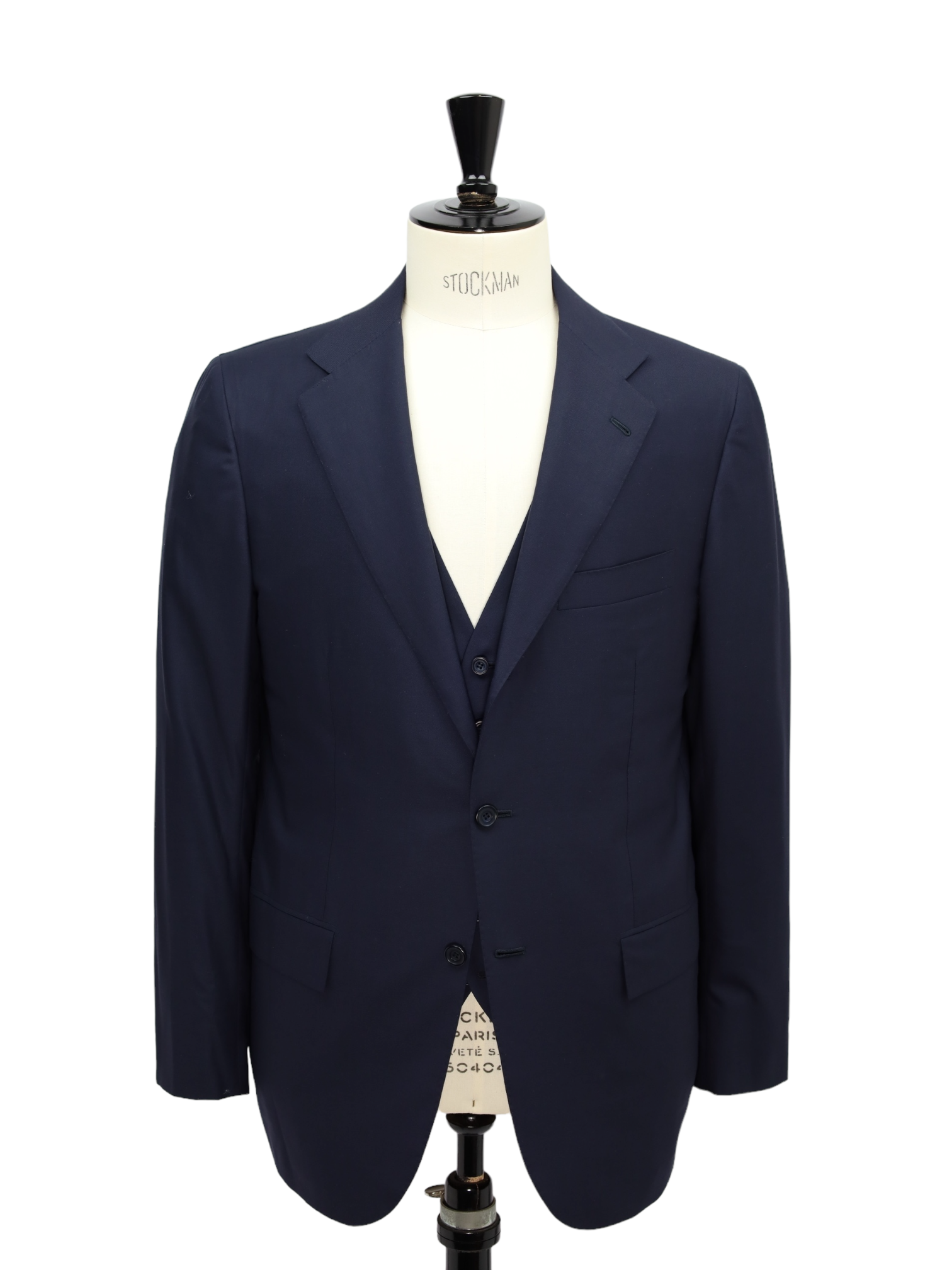 Kiton Navy 3-Piece 15-Micron Suit