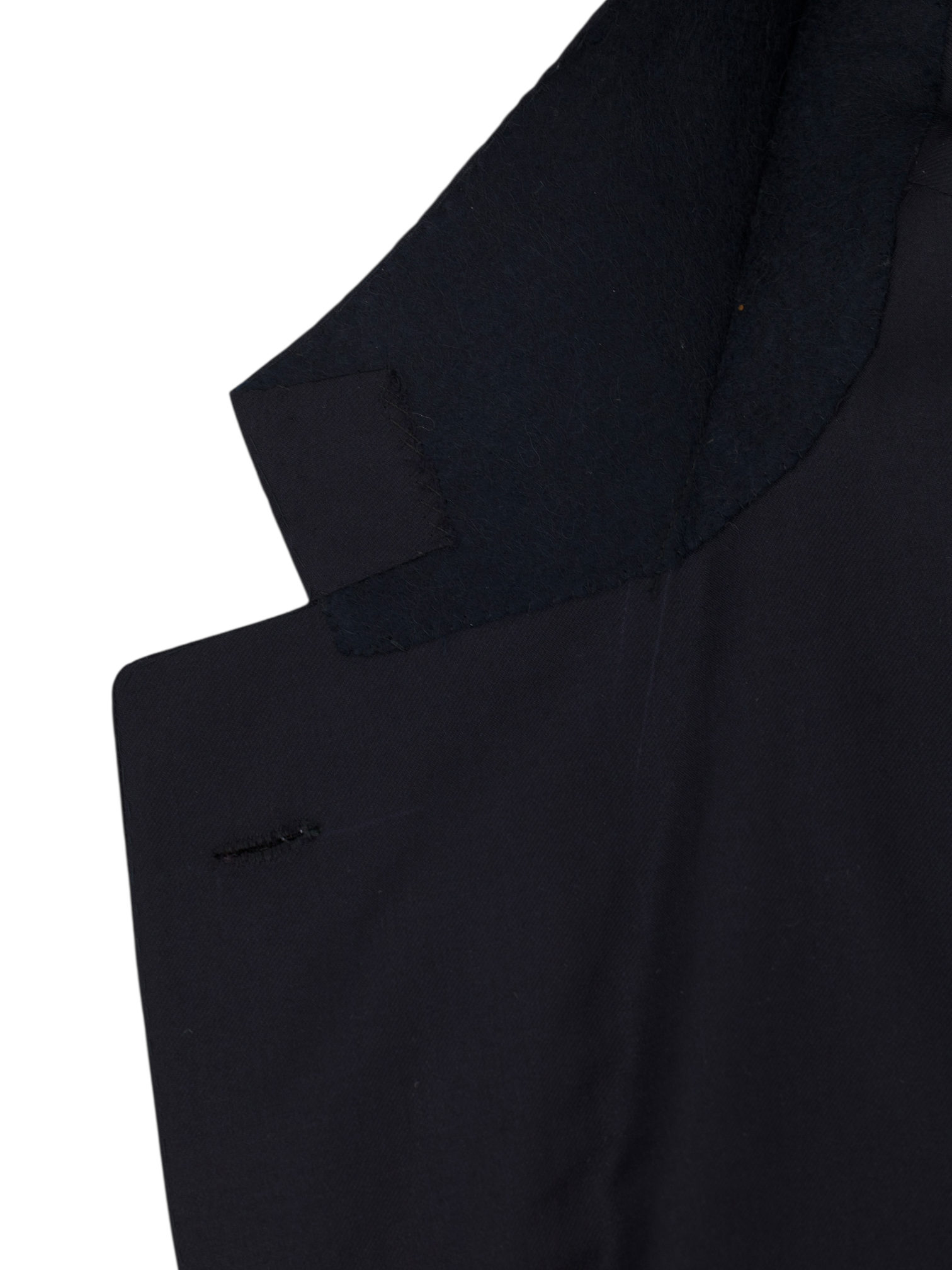 Kiton Navy Fine-Wool Twill Neapolitan Blazer Jacket