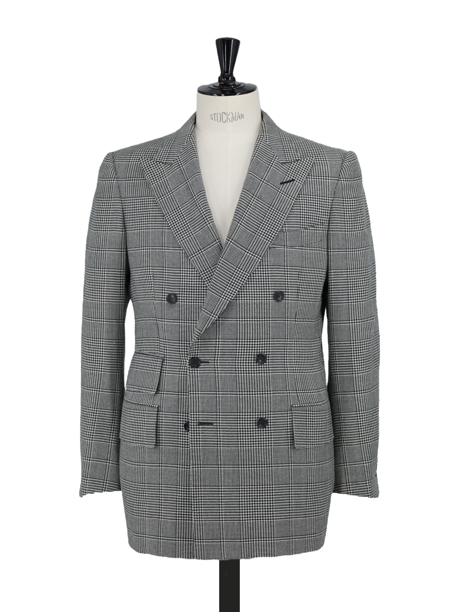 Tom Ford Grey Double Breasted Tweed-Wool Prince of Wales O'Connor Suit