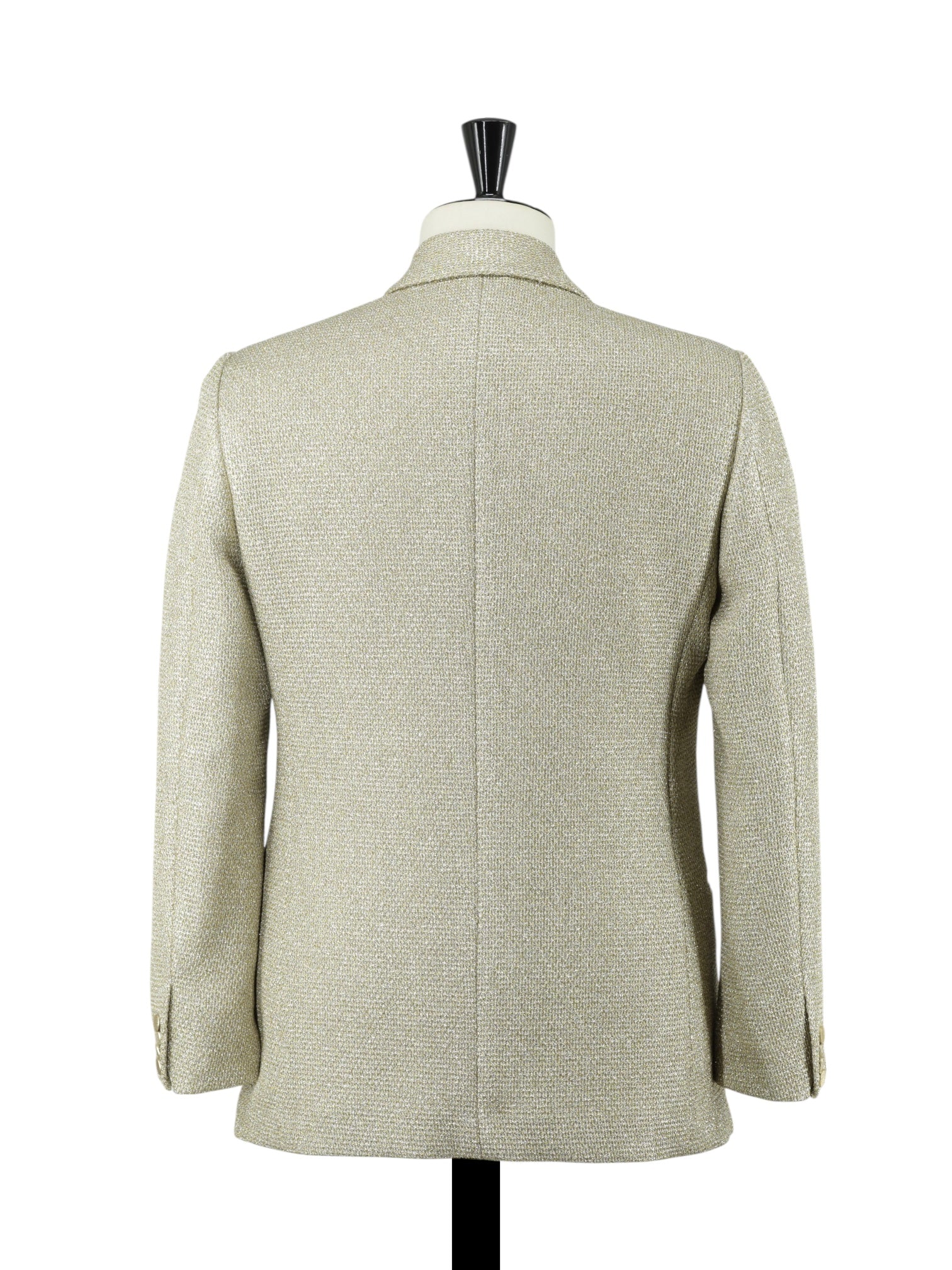 Lardini Metallic Gold & Silver Lurex-Yarn Gala Jacket