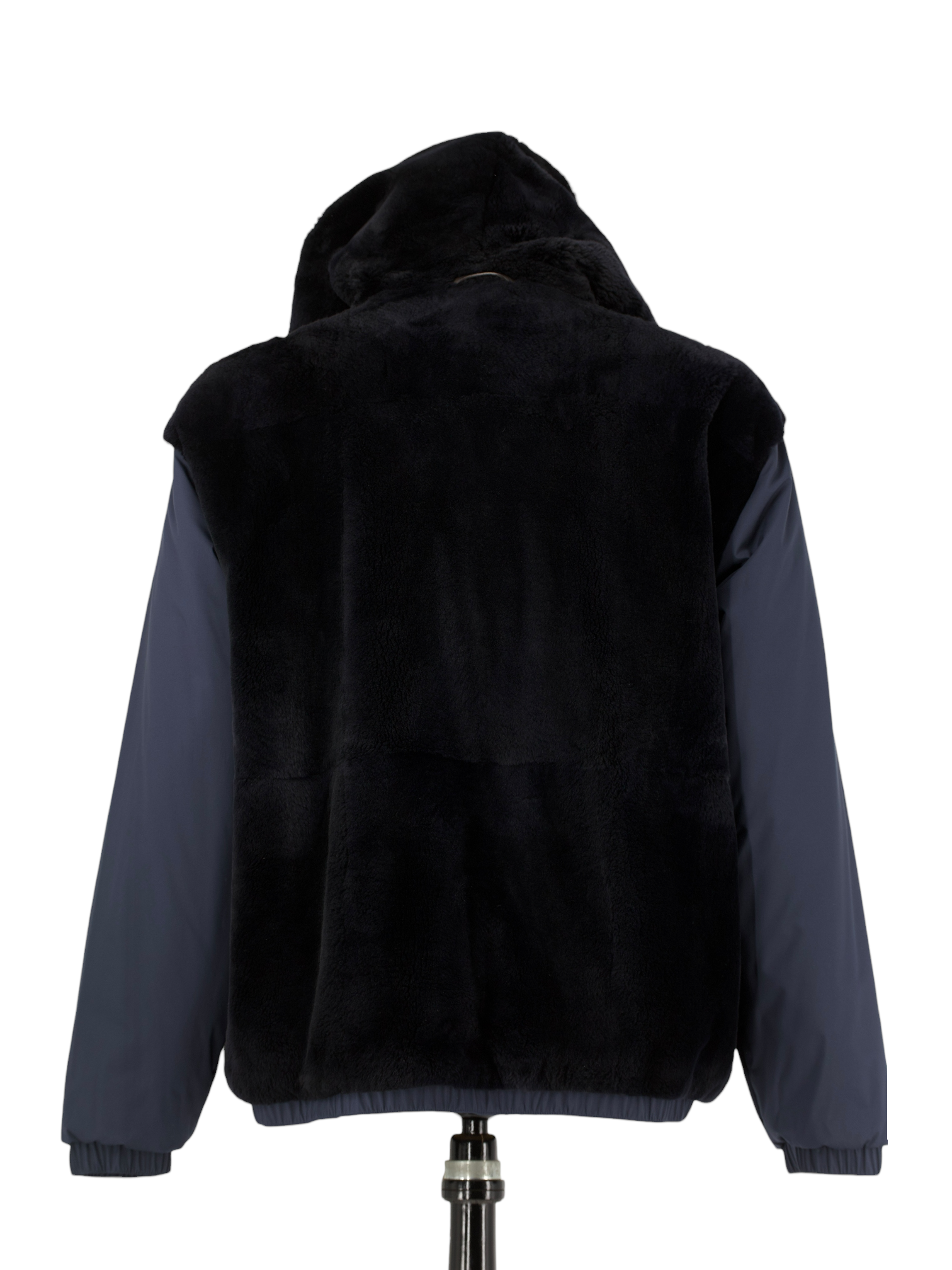 Loro Piana Navy Castorino-Lined Windmate Hooded Bomber Jacket