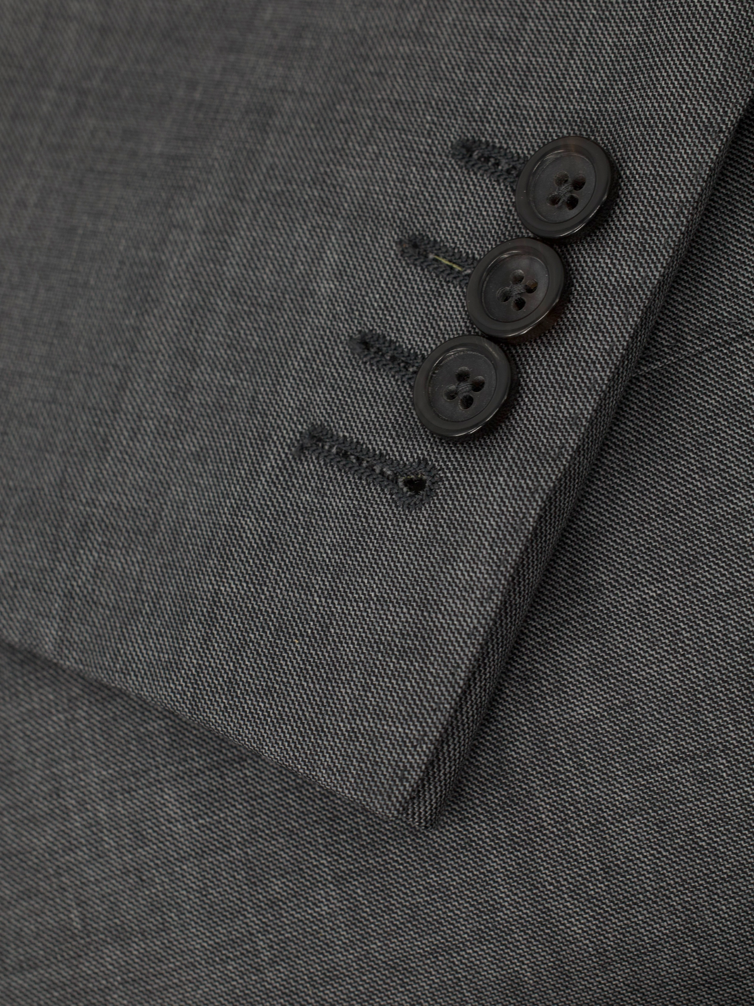 Canali Light Grey Fine-Wool Sharksin Suit