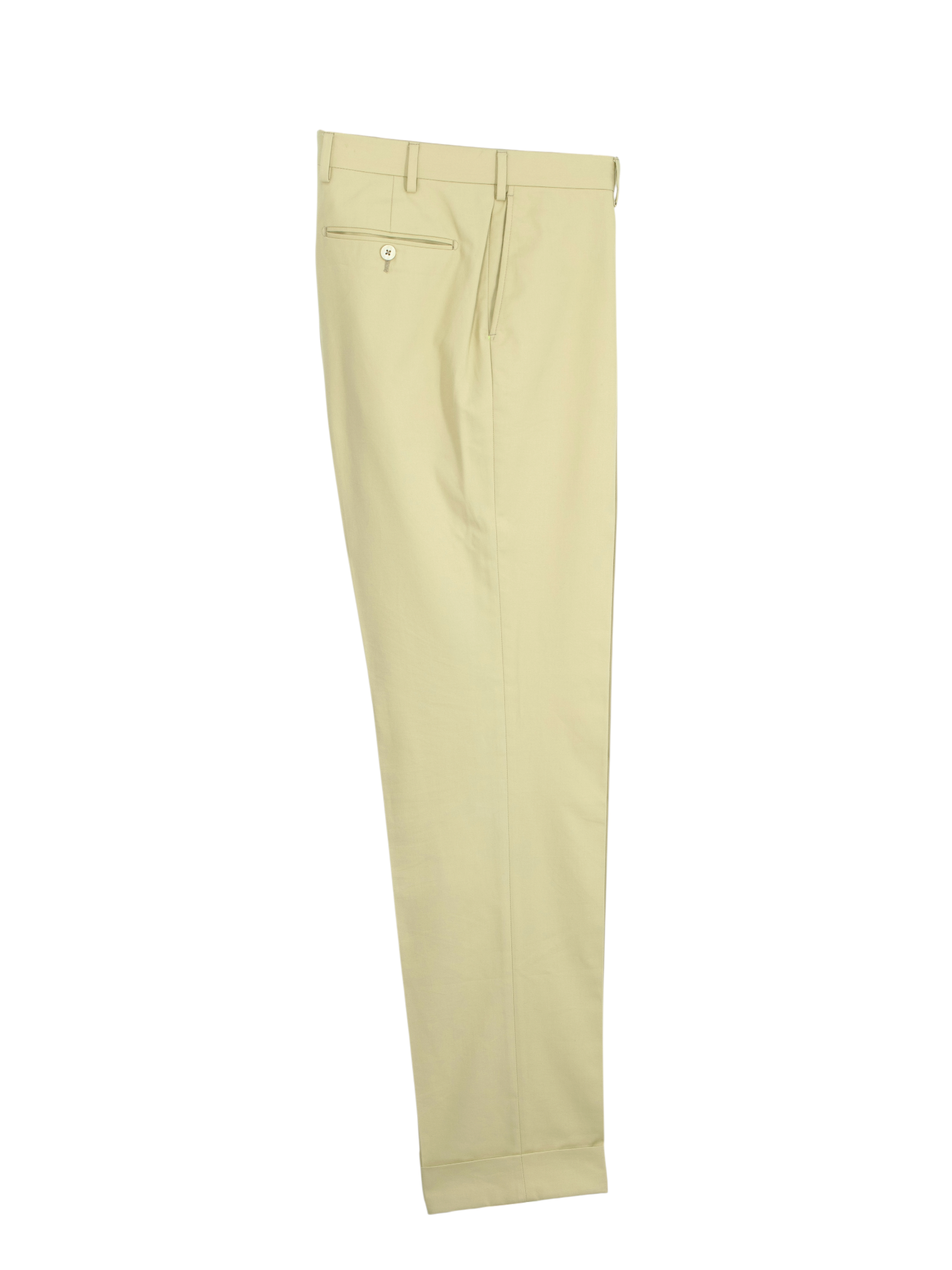Caruso Beige-Yellow Pure Cotton-Twill Summer Suit