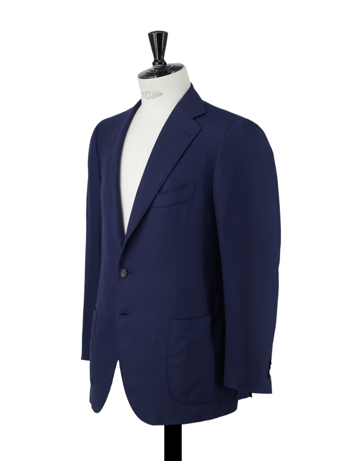 Cesare Attolini Marine Blue Super 120's Pinpoint Blazer Jacket