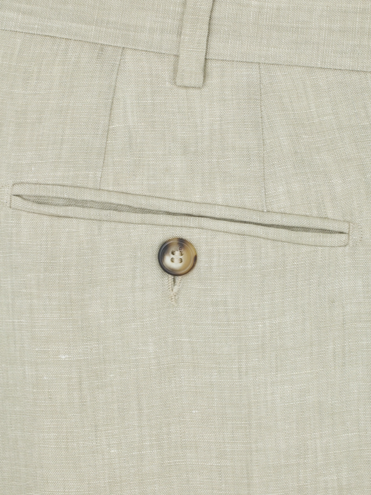 Ermenegildo Zegna "Soft" Light Brown Pure Linen Summer Trousers