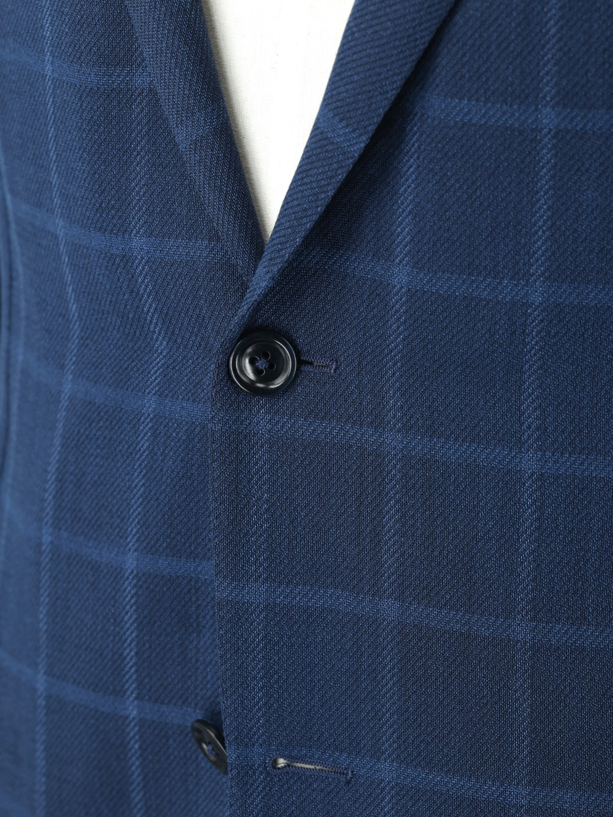 Ermenegildo Zegna Royal Blue "High Performance" Wool Windowpane Jacket