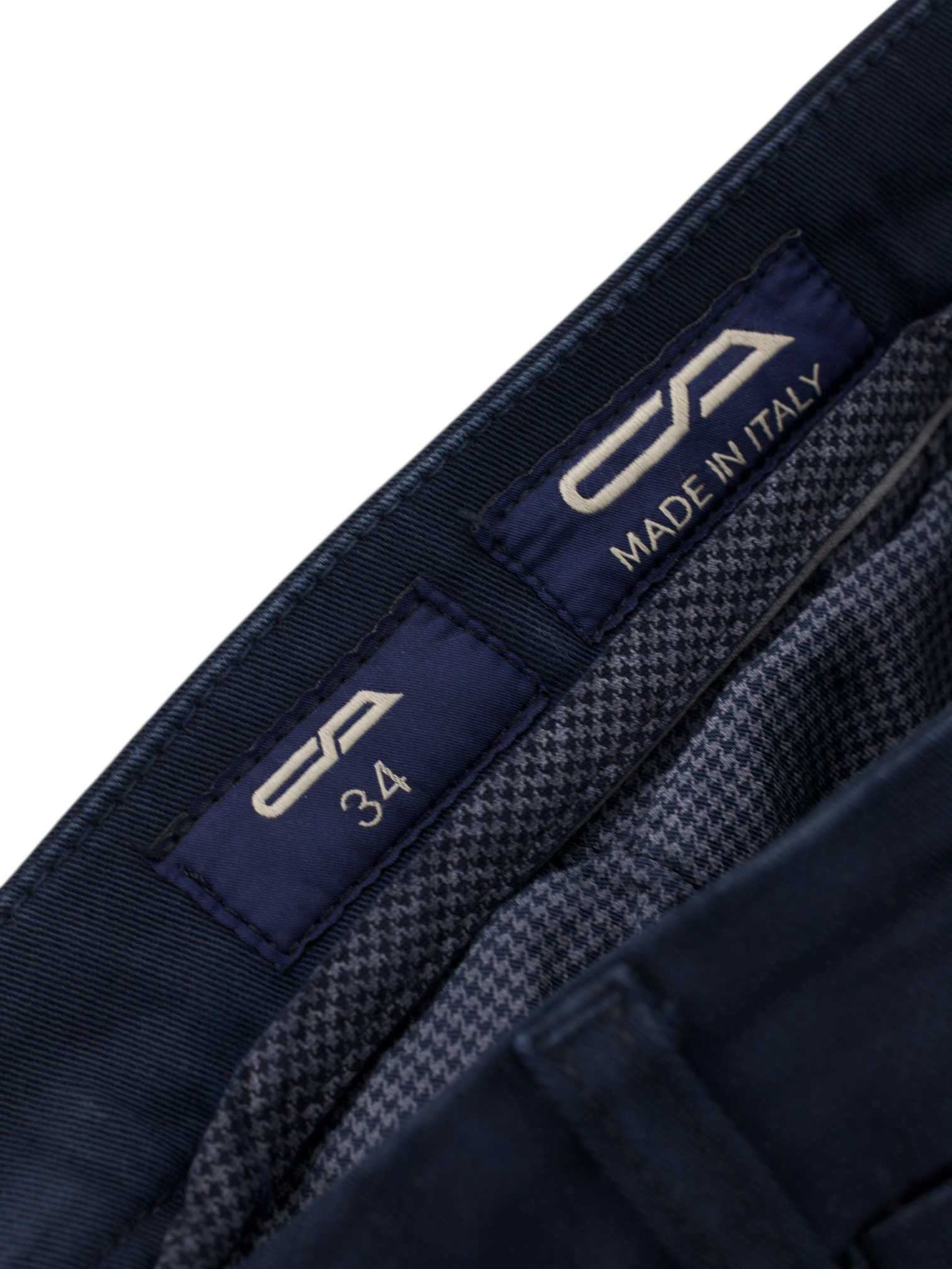 Cesare Attolini Navy Cotton "201" Dress Chino