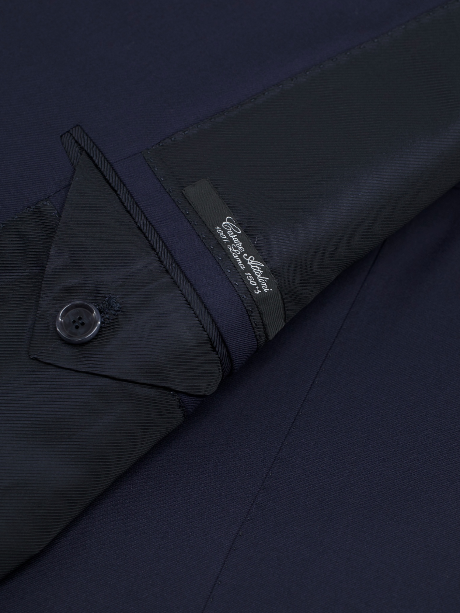 Cesare Attolini Navy Super 150's Twill Handmade-Neapolitan Suit