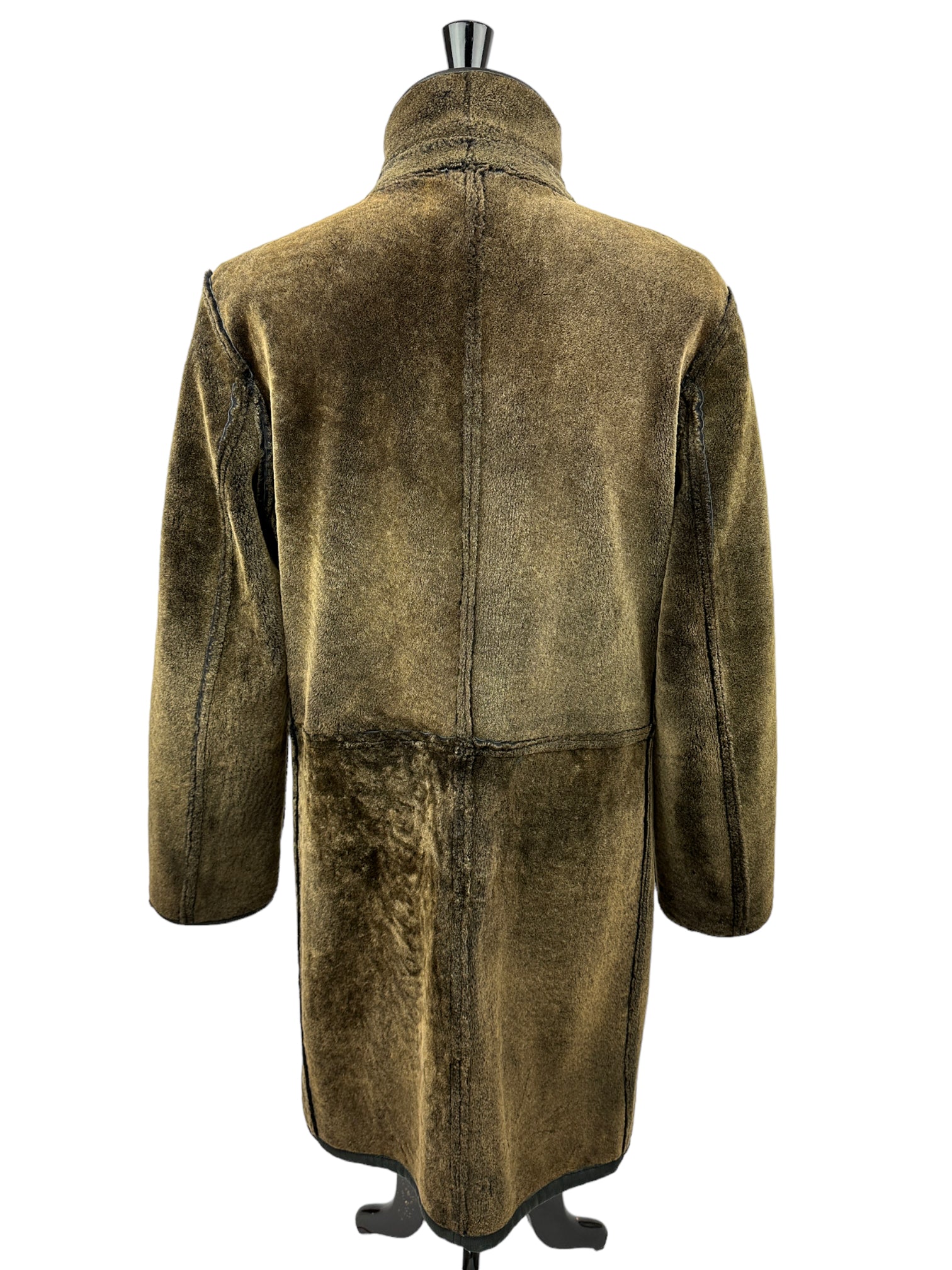 Ermenegildo Zegna Leather Shearling Coat