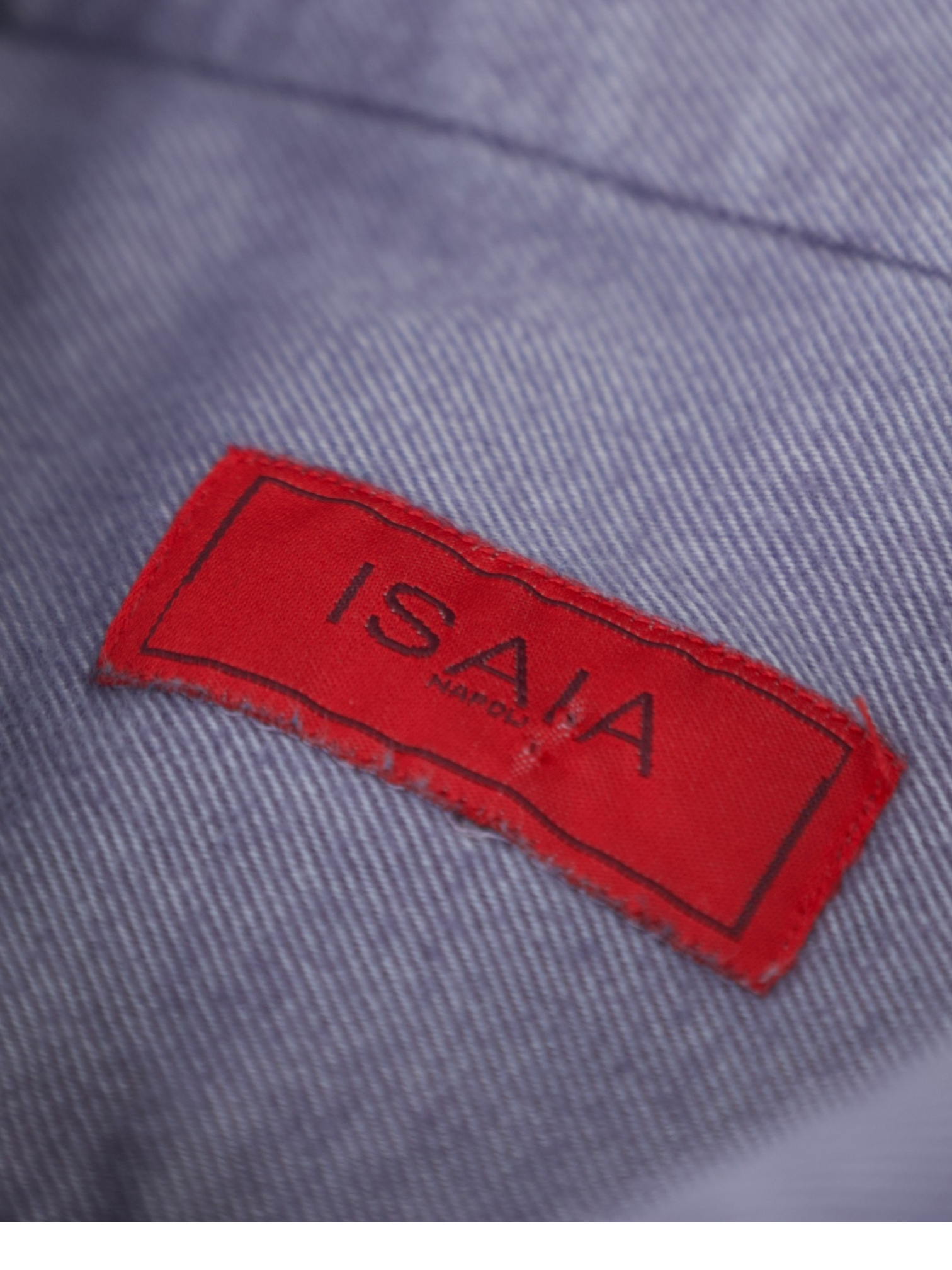 Isaia Grey Cotton Flannel Winter Shirt