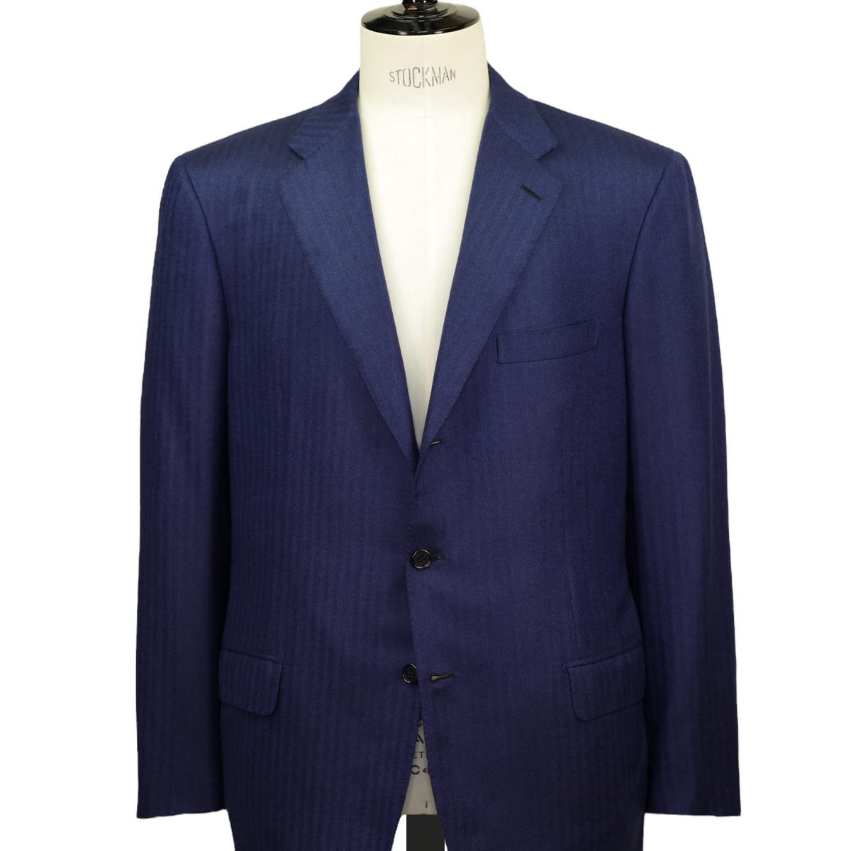 BrioniブリオーニシルクカシミアフラノジャケットPARLAMENTO青46 9BF2CAD8-1049-4C84-870B-
