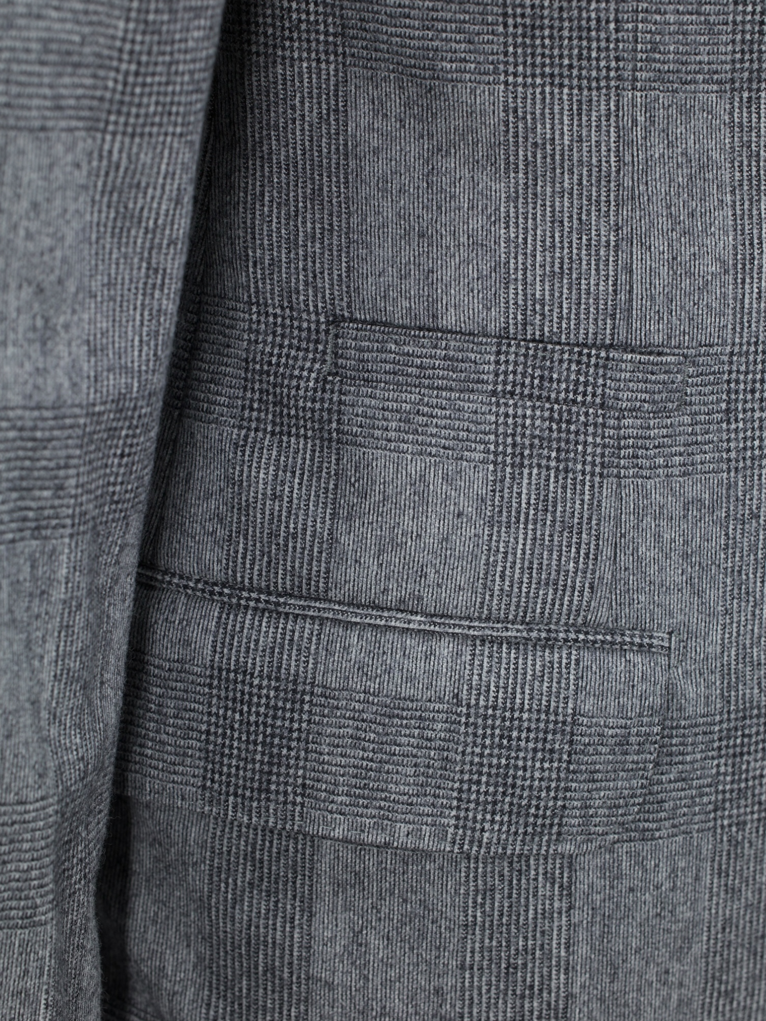Brunello Cucinelli Grey Double Breasted Bushed-Wool Prince of Wales Suit
