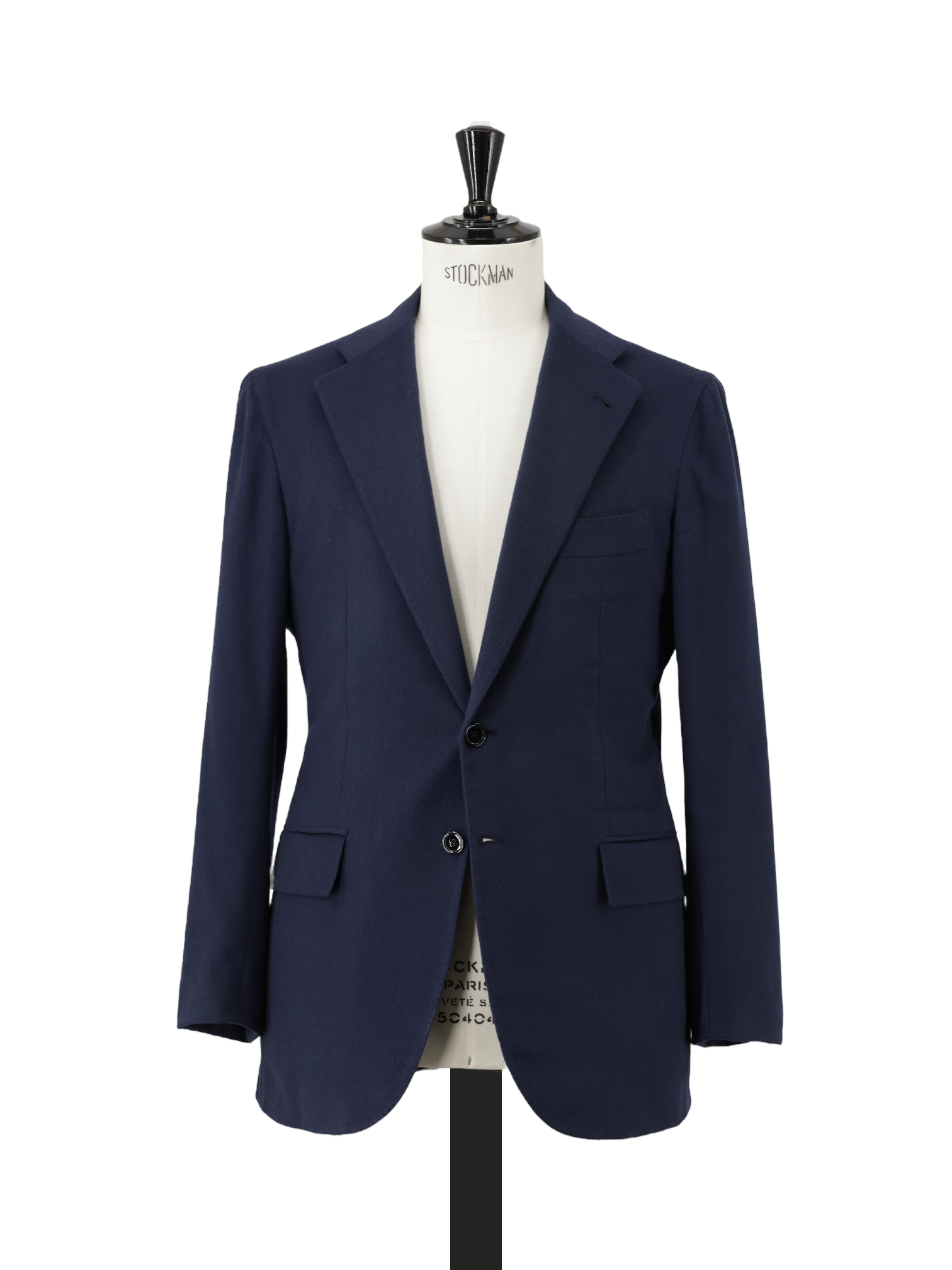 Orazio Luciano Navy Pure Plushy-Cashmere Plain Jacket