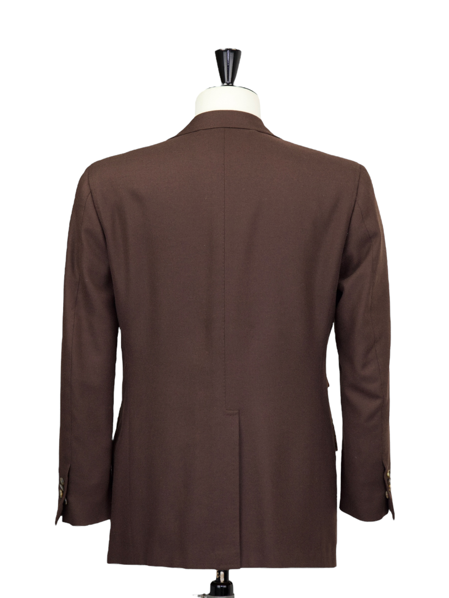 Cesare Attolini Castagne Brown Wool & Cashmere Twill Jacket