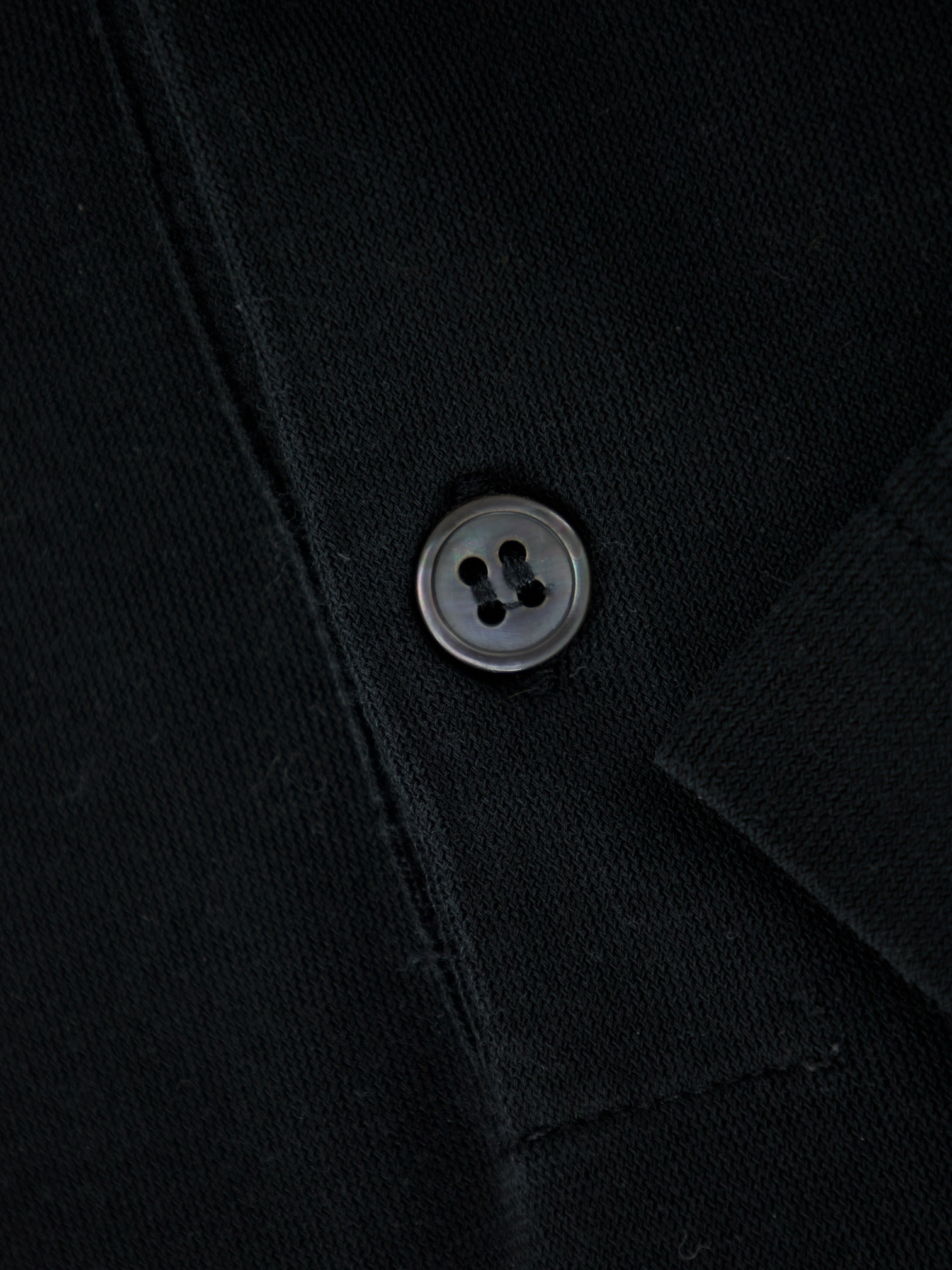 Zanone Black Ice-Cotton Polo Shirt