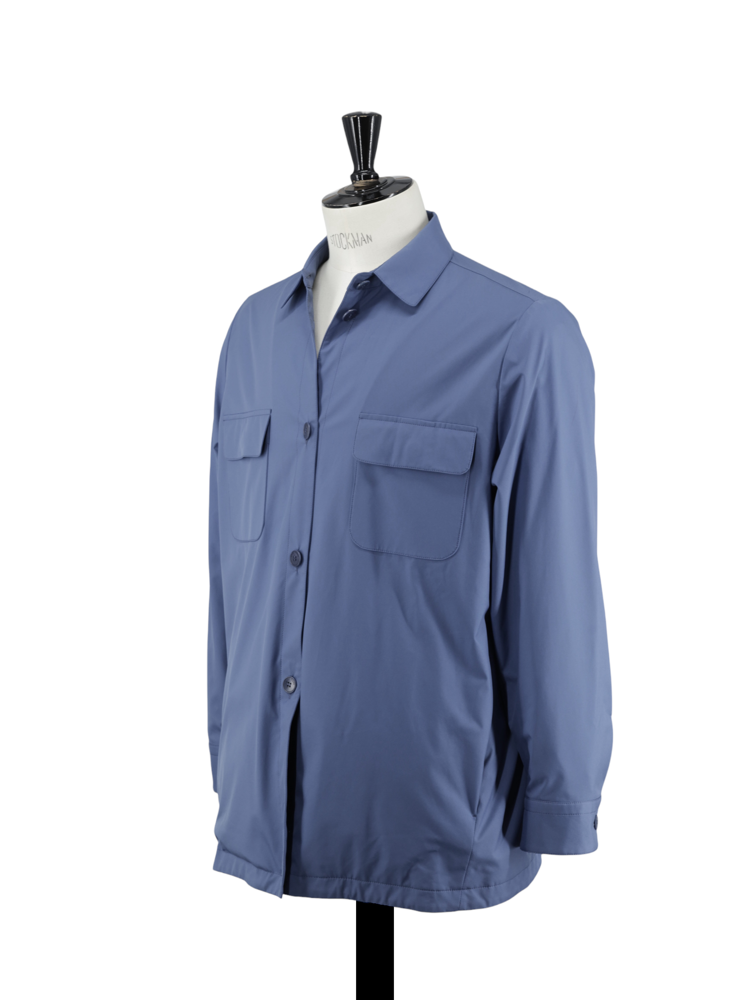 Loro Piana Steel Blue Green Storm-System Field Jacket