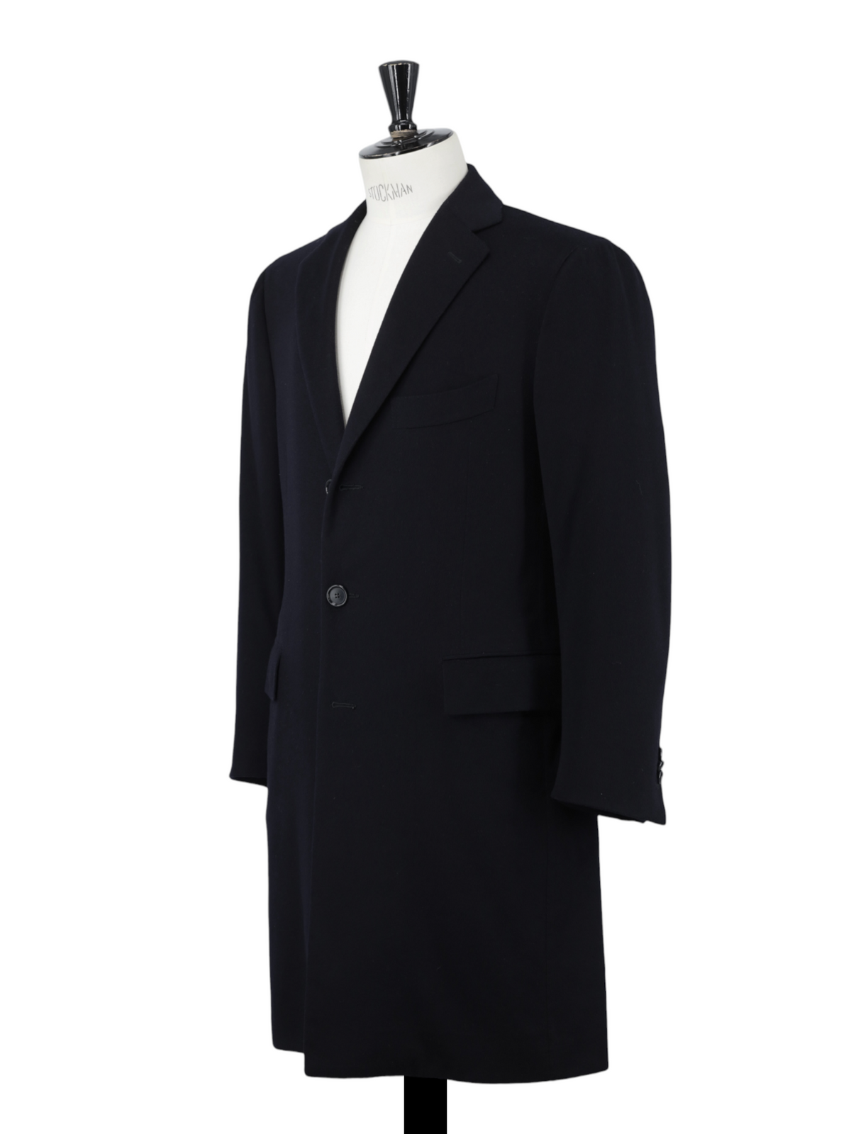 Cesare Attolini Navy Pure Cashmere Timeless Neapolitan Overcoat