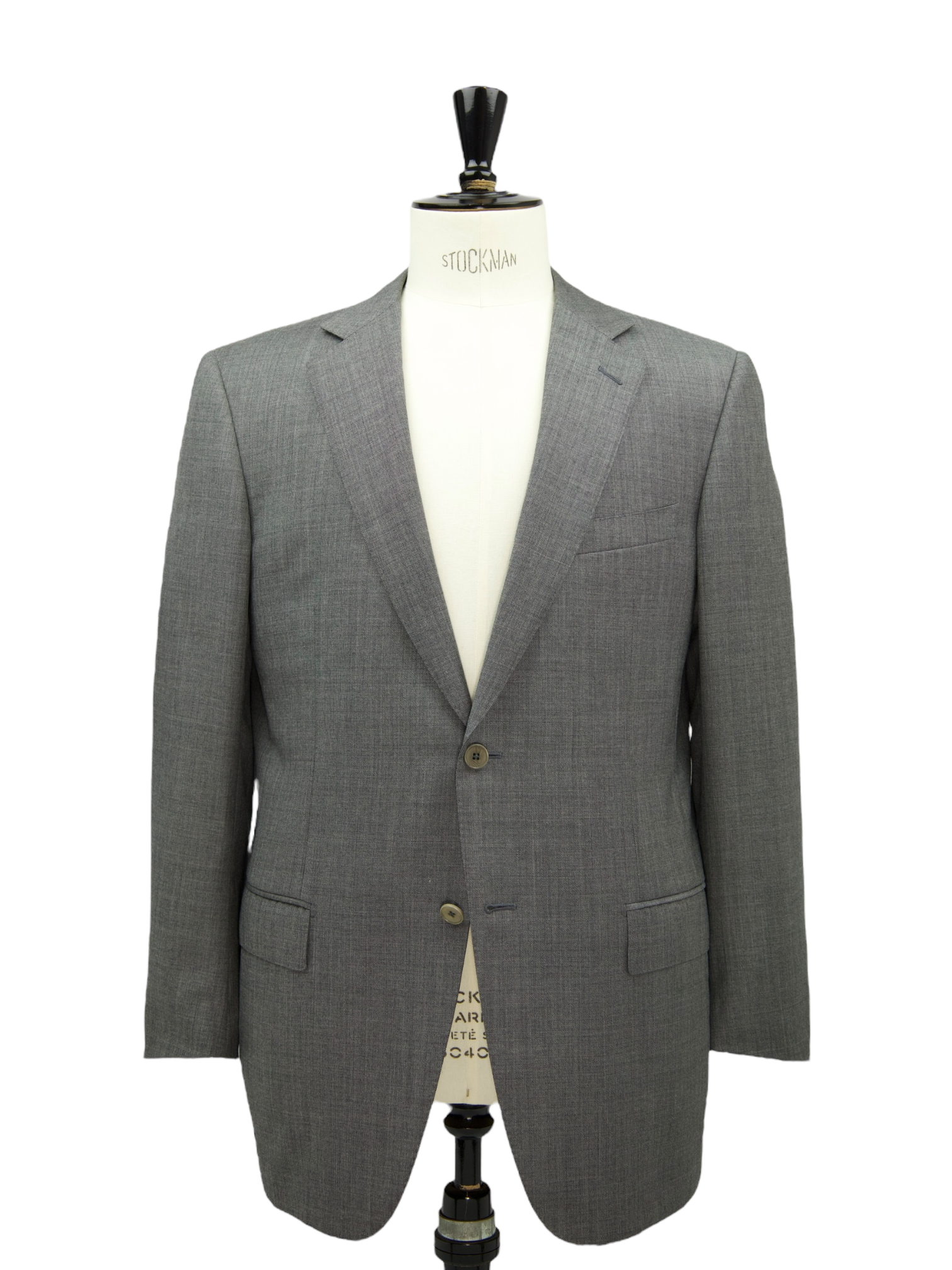 Ermenegildo Zegna Grey Sharkskin Suit