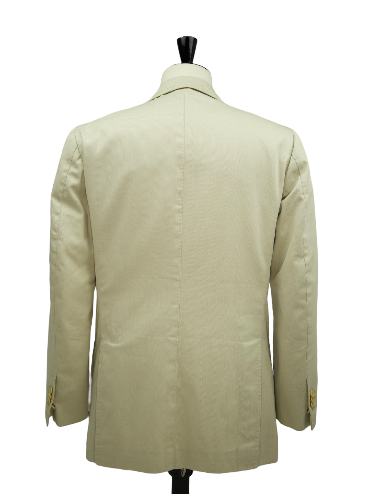 Cesare Attolini Beige Cotton Twill Unlined Jacket