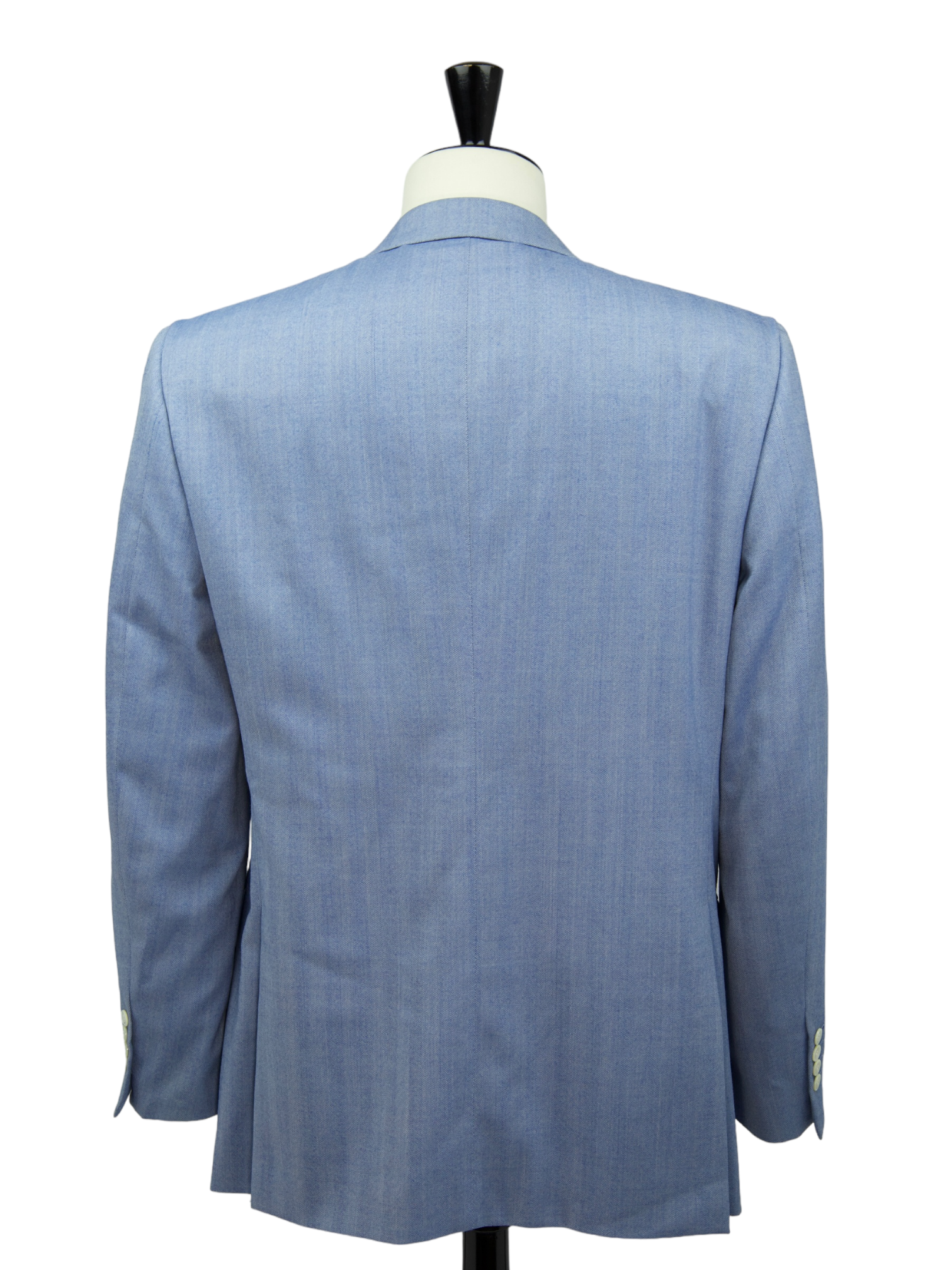 Brioni Light Blue Herringbone Palatino Blazer