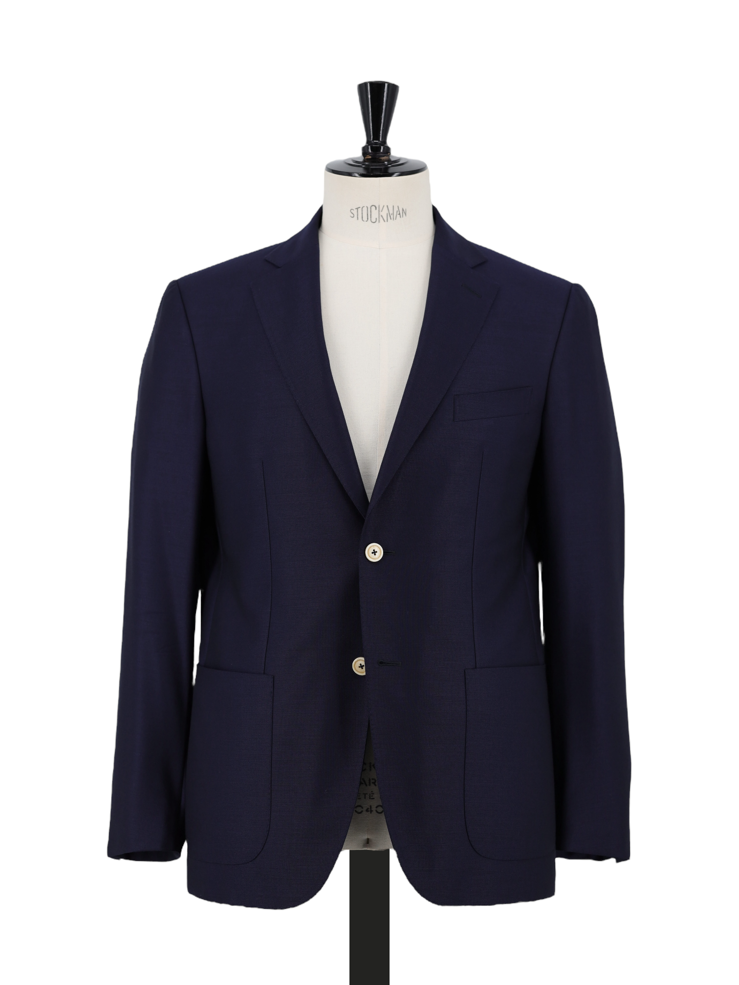 Ermenegildo Zegna Navy Wool "10 Pockets" Birdseye Jacket