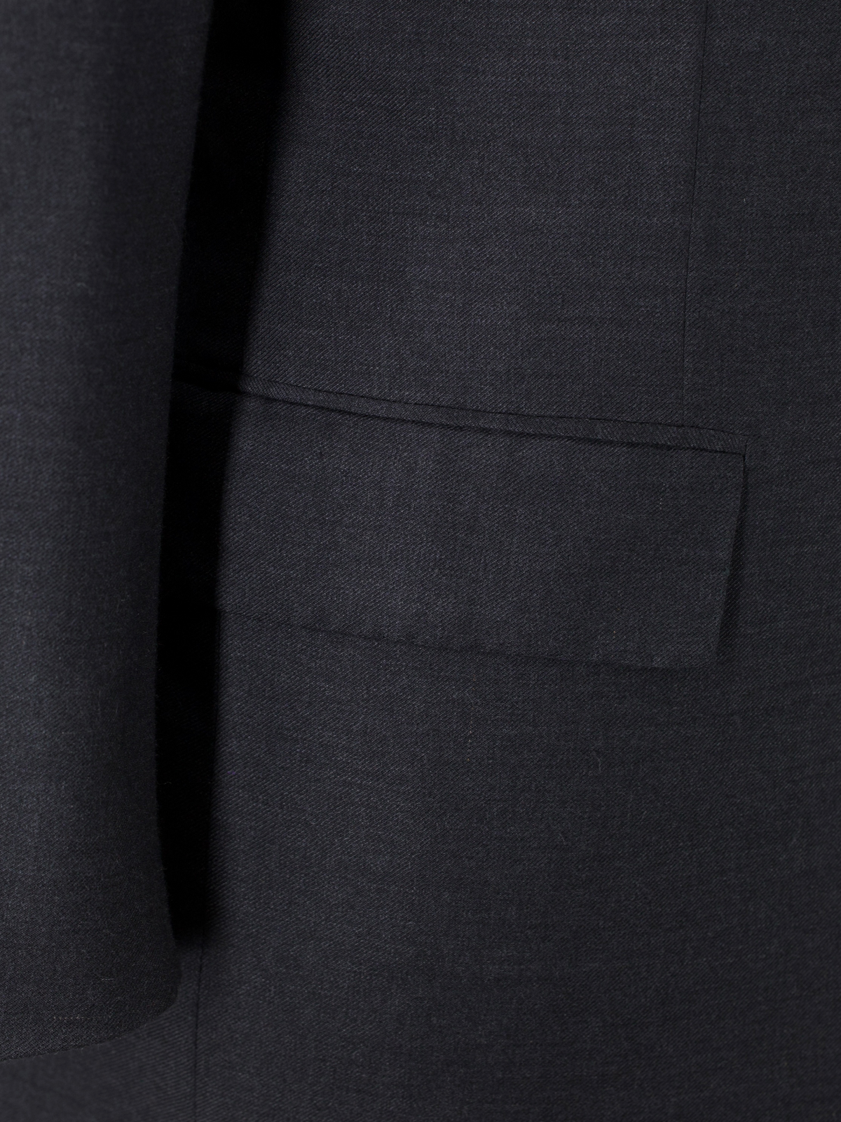Kiton Charcoal Pure Lightweight-Cashmere Twill Suit