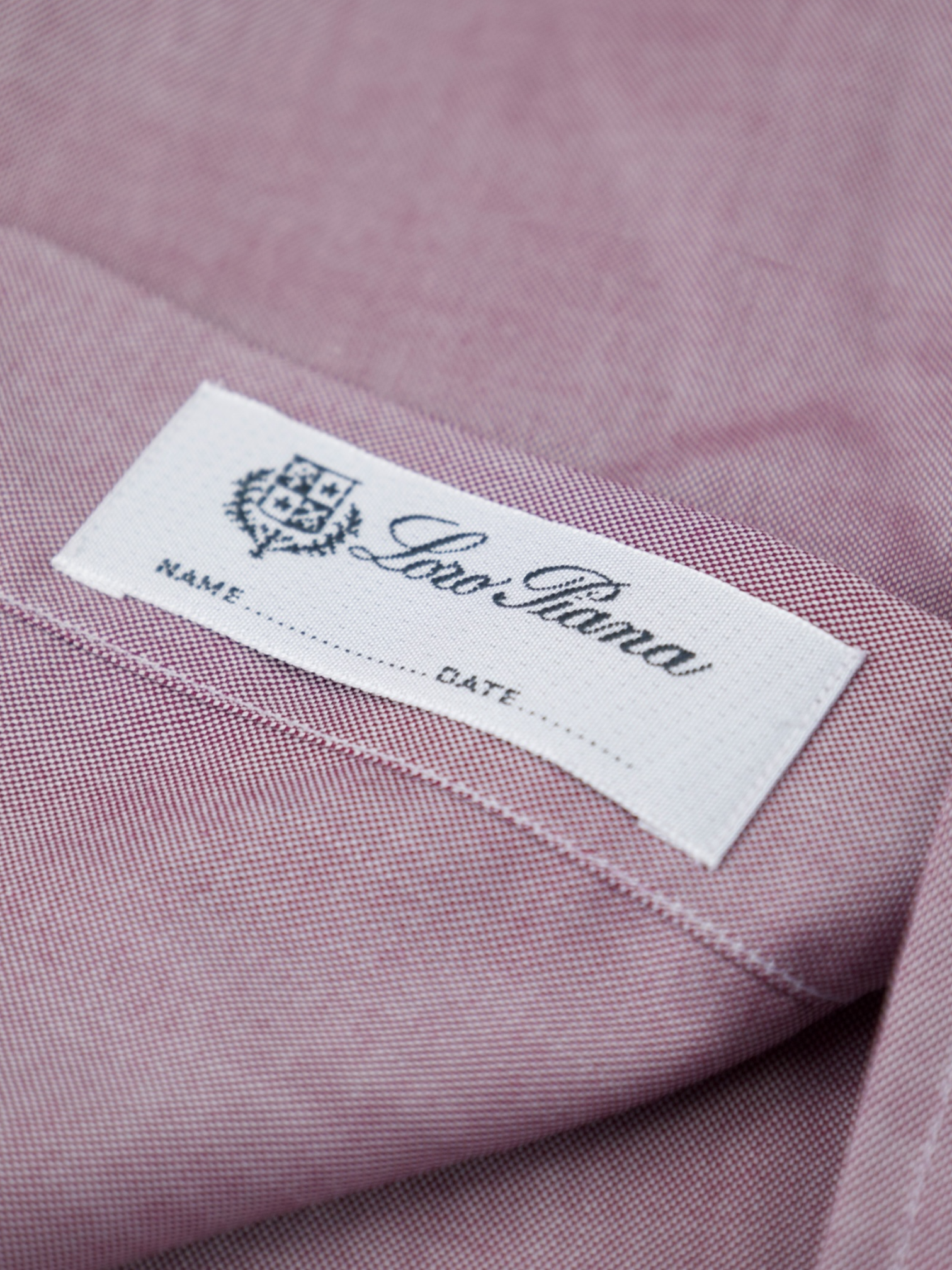 Loro Piana Old Pink Cotton Twill Shirt