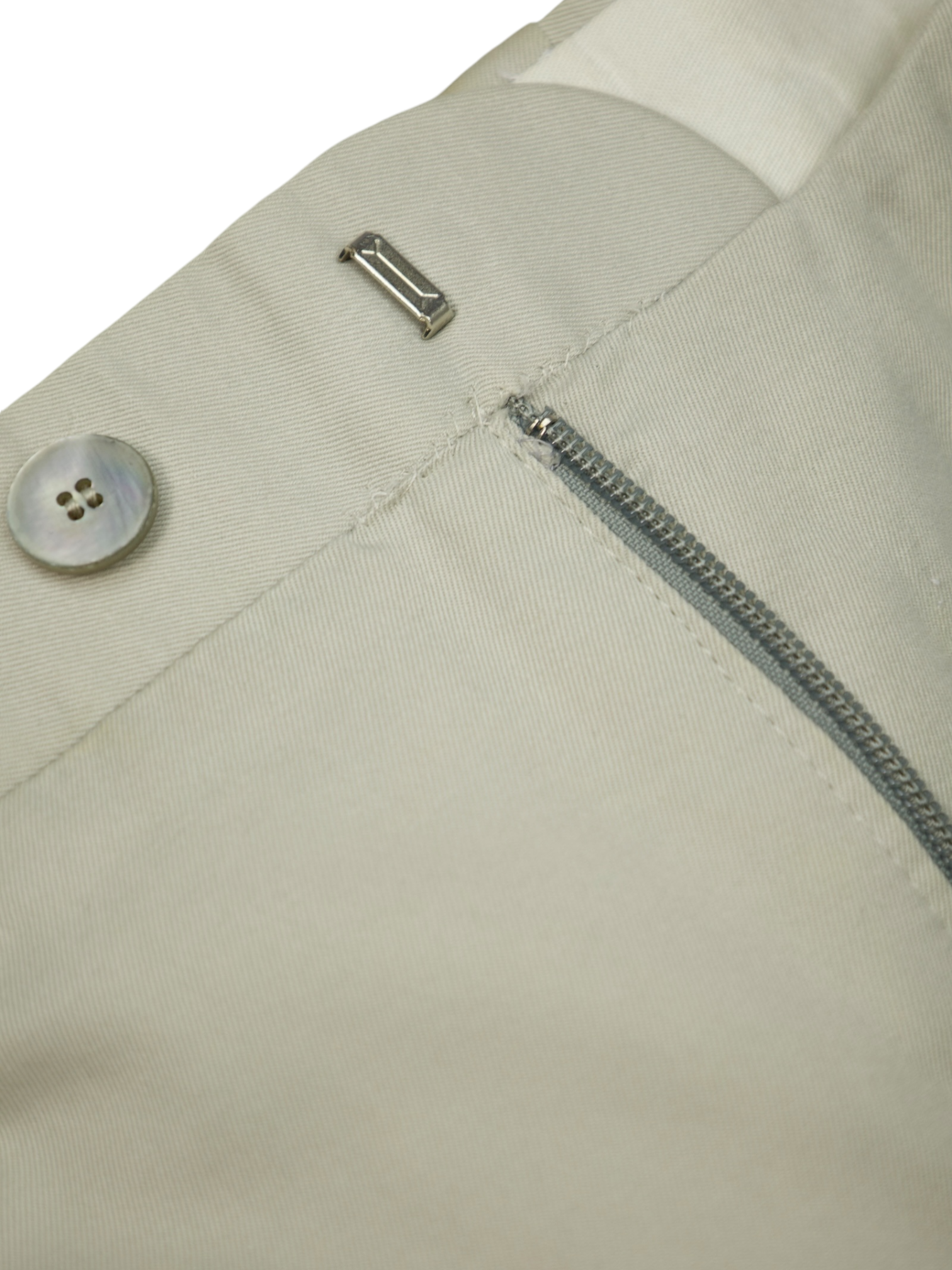 Cesare Attolini Stone Grey Wool & Cashmere Sartorial Trousers