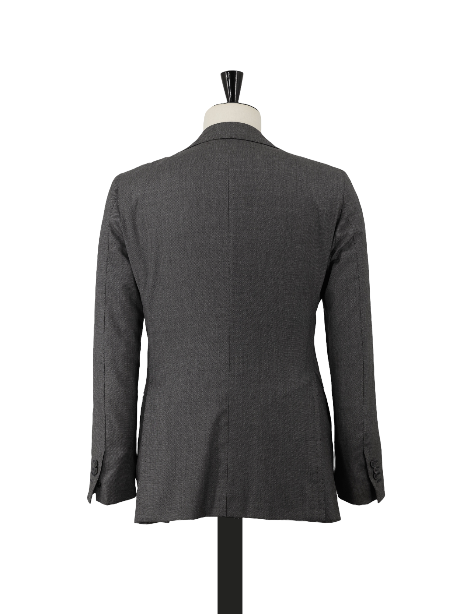 Sartoria Chiaia Grey Wool Sharkskin Neapolitan Suit
