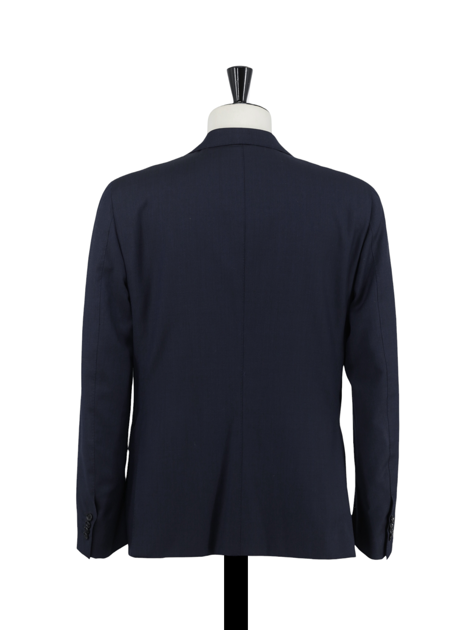 Caruso Navy Double Breasted Super 110's Pinpoint Suit