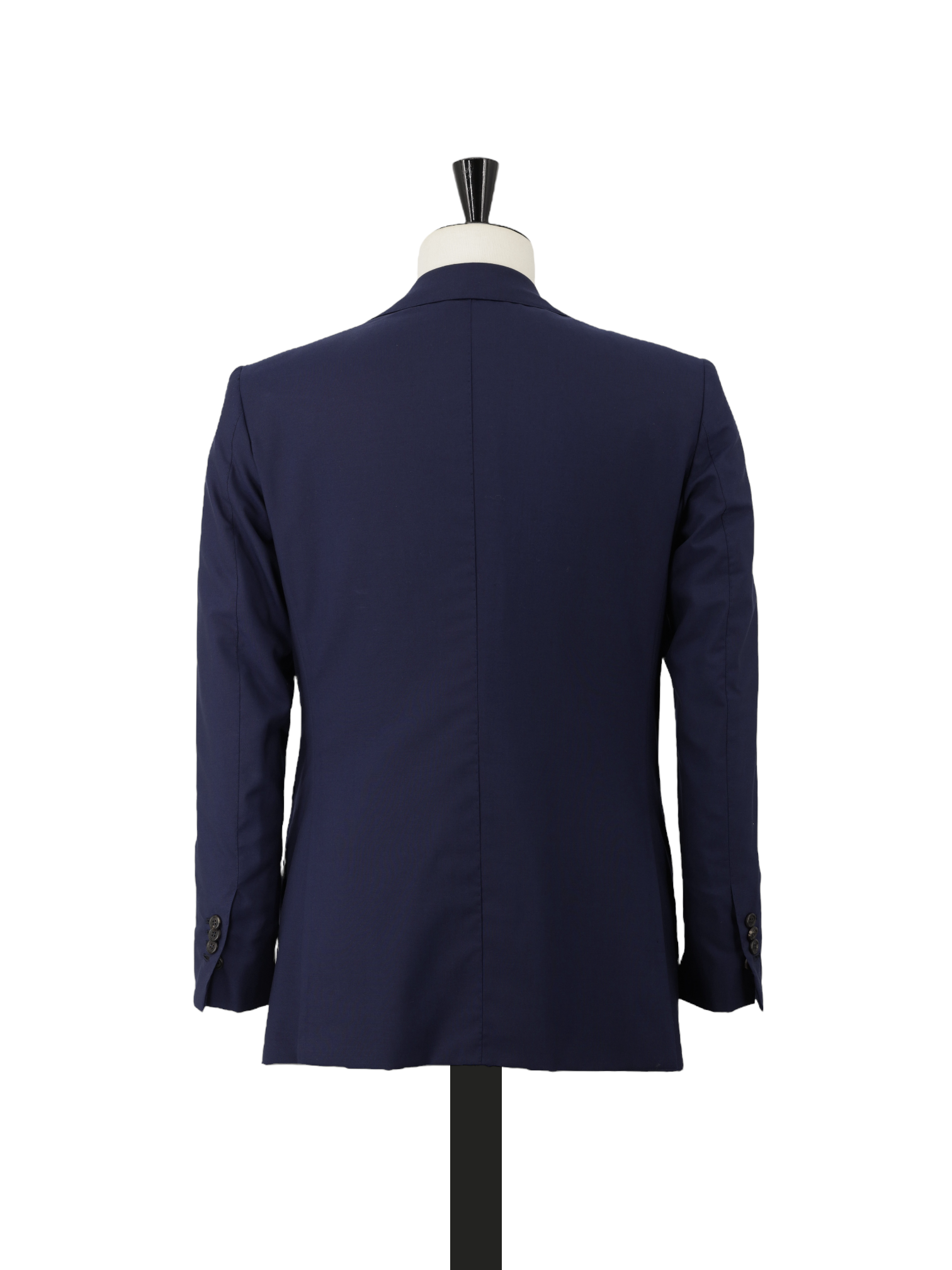 Orazio Luciano Marine Blue Wool Plain Weave Suit