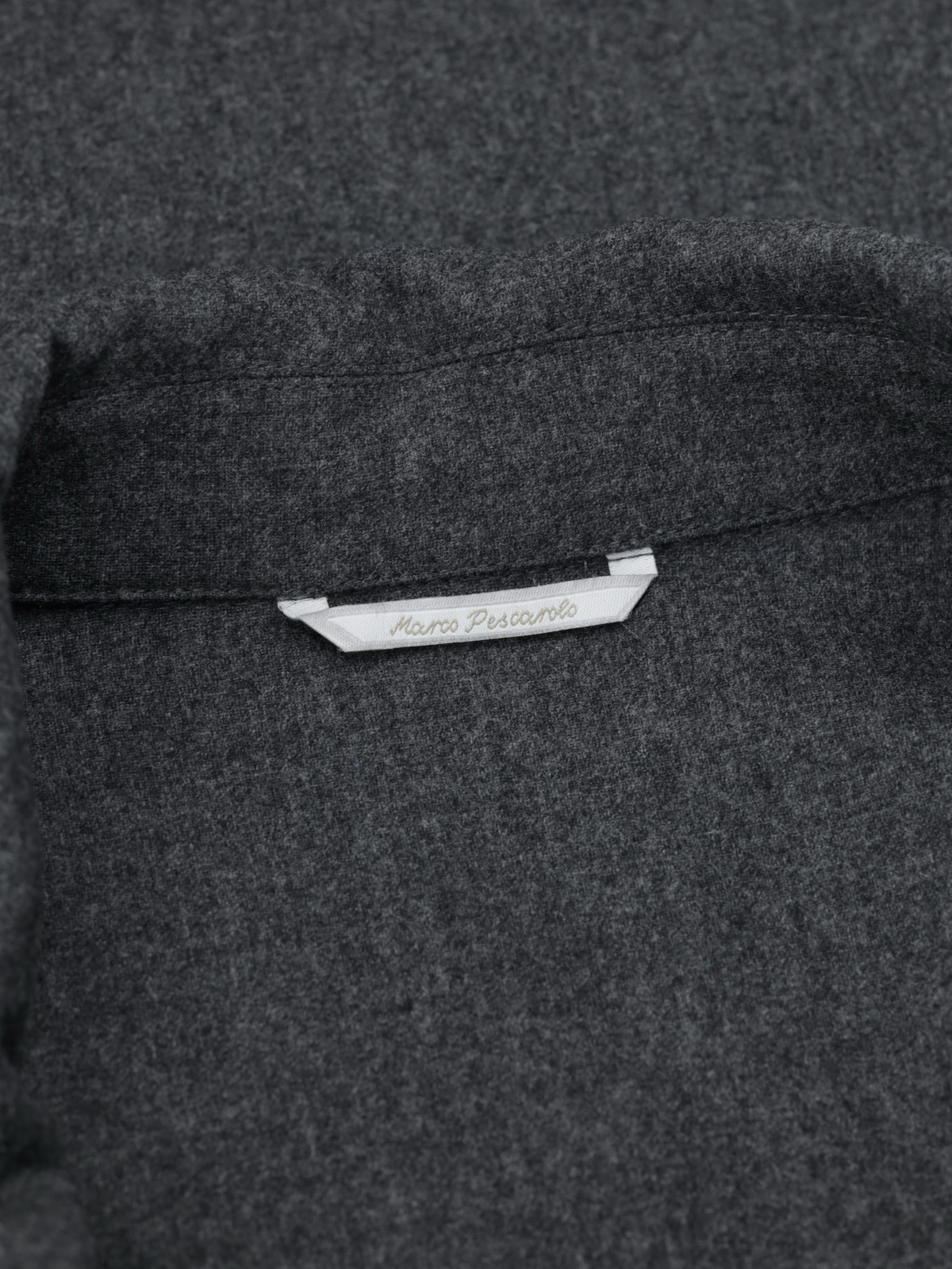 Marco Pescarolo Grey Wool, Cashmere & Stretch Flannel Zip-Up Luxury Set